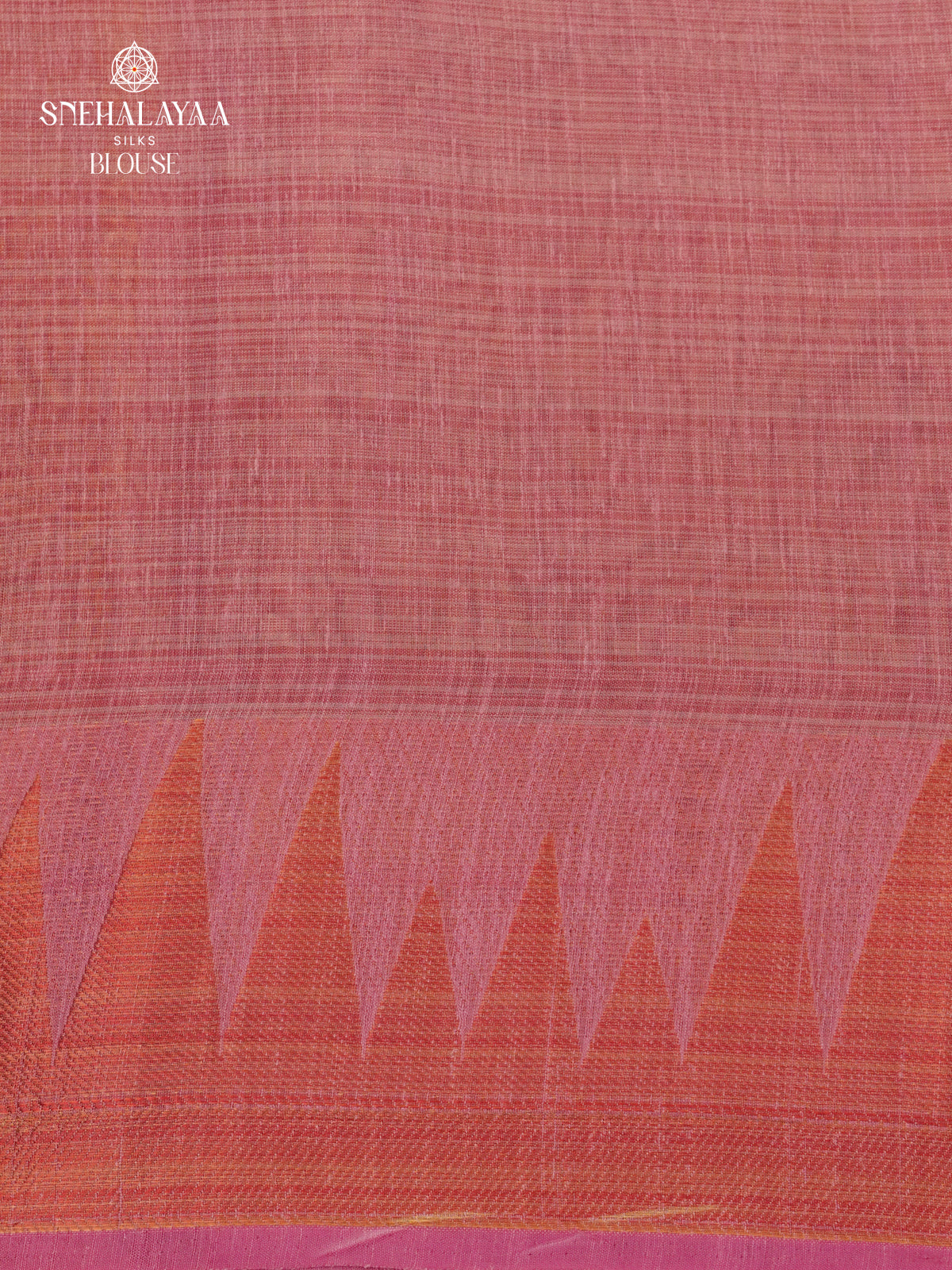 Pale Pink Linen Tissue Saree