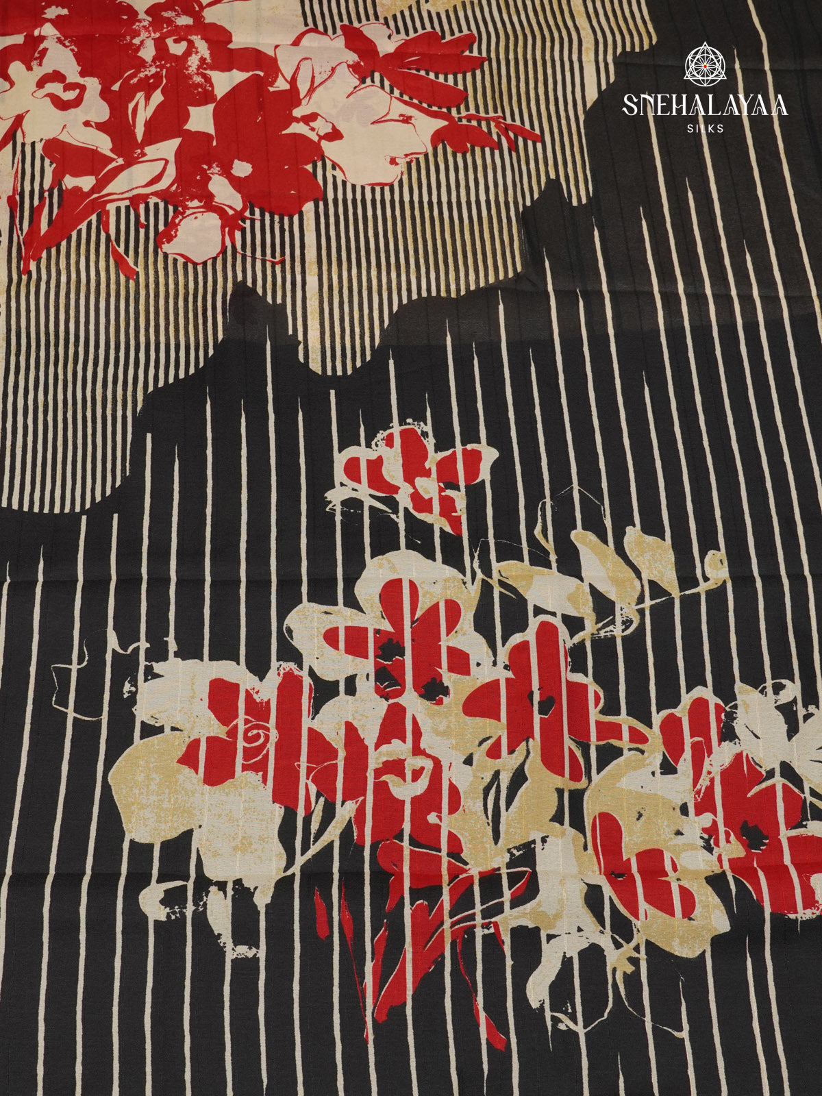 Off White Dola Silk Saree