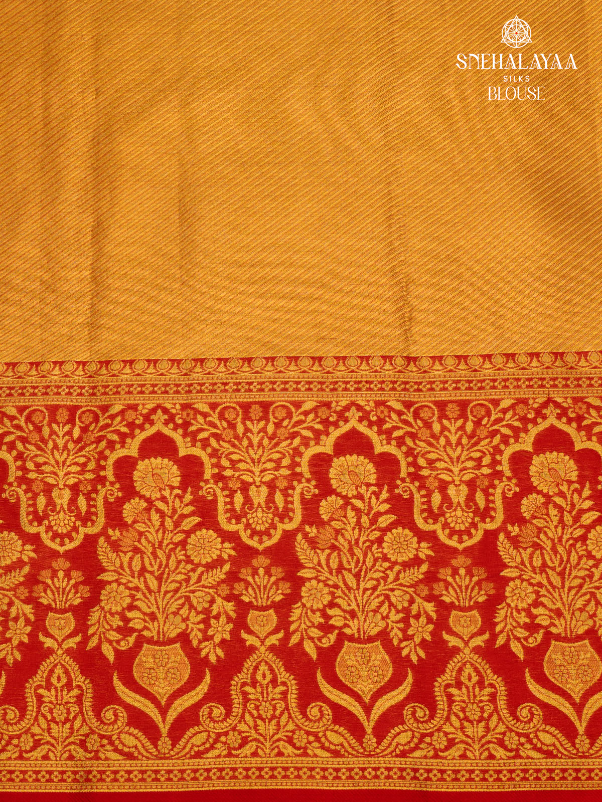 Gold Kanjivaram Silk Saree