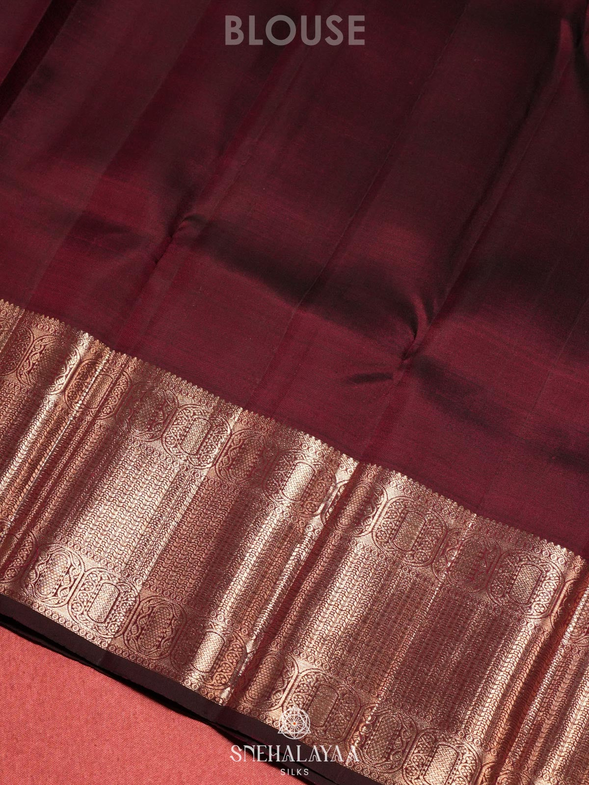 Brown Kanjivaram Silk Saree