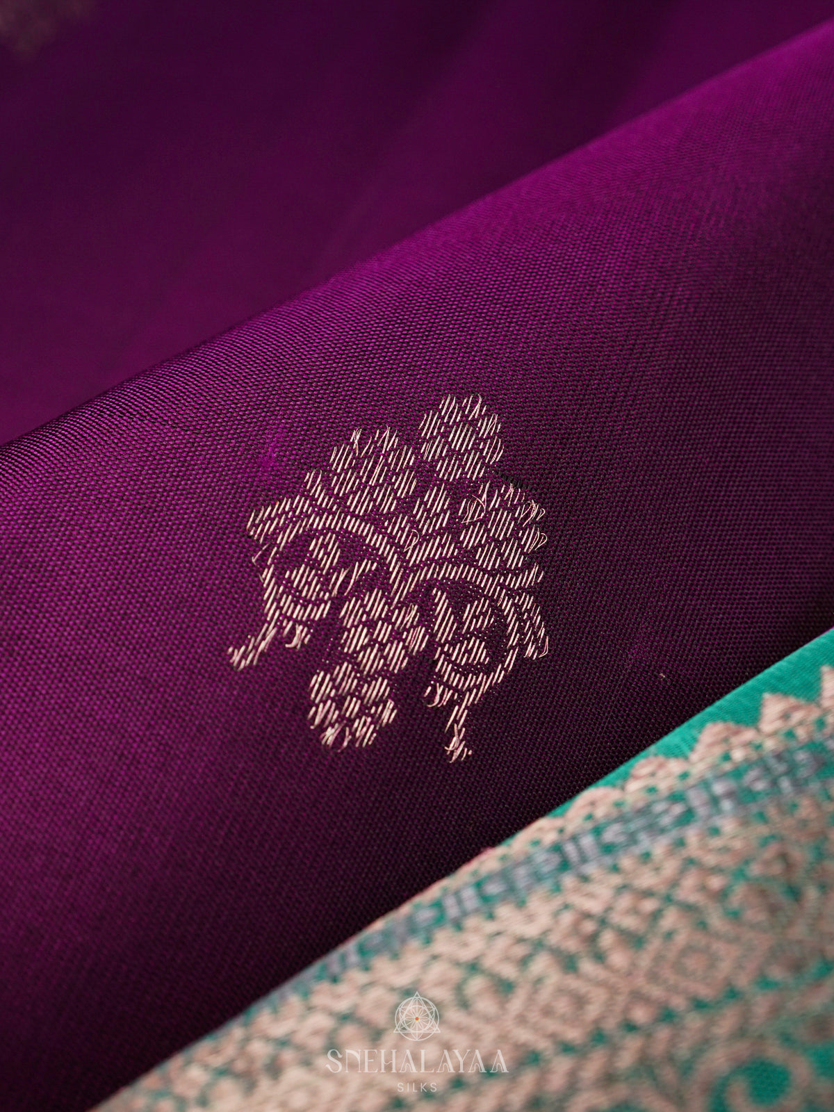 Magenta Purple Kanjivaram Silk Saree