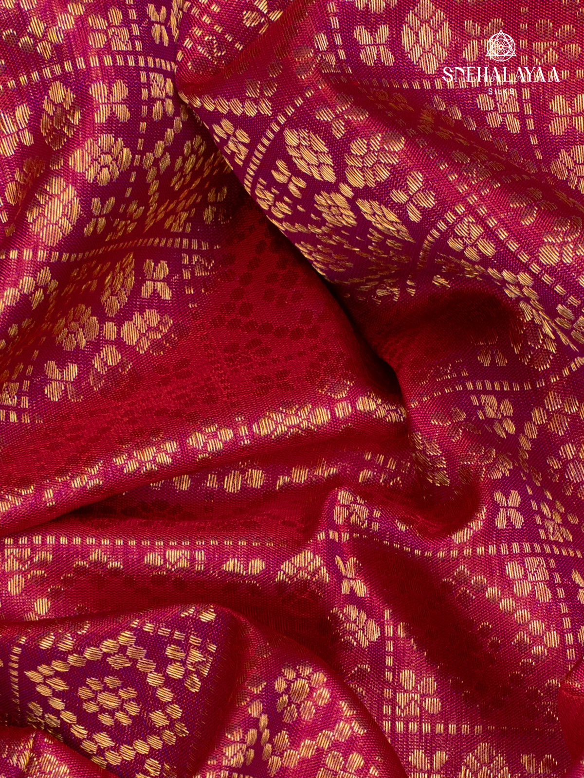 Magenta Pink Kanjivaram Silk Saree