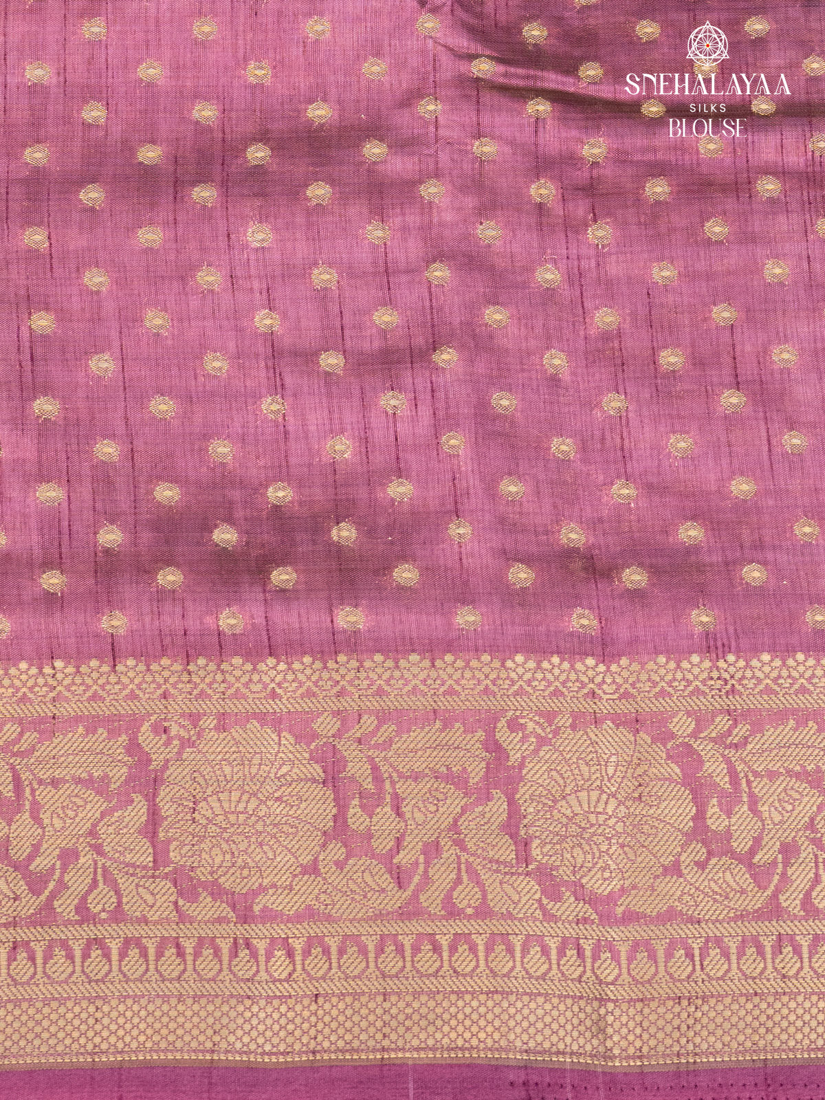 Purple Raw Silk Saree