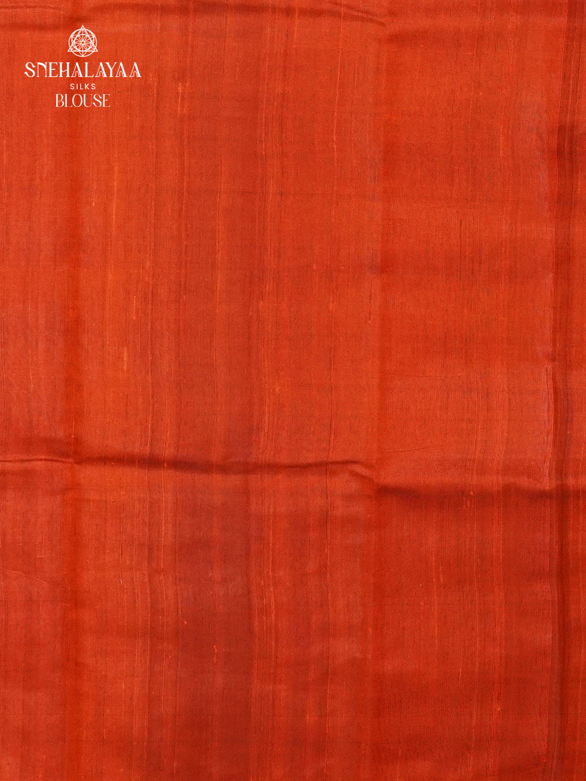 Orange Dupion Silk Saree
