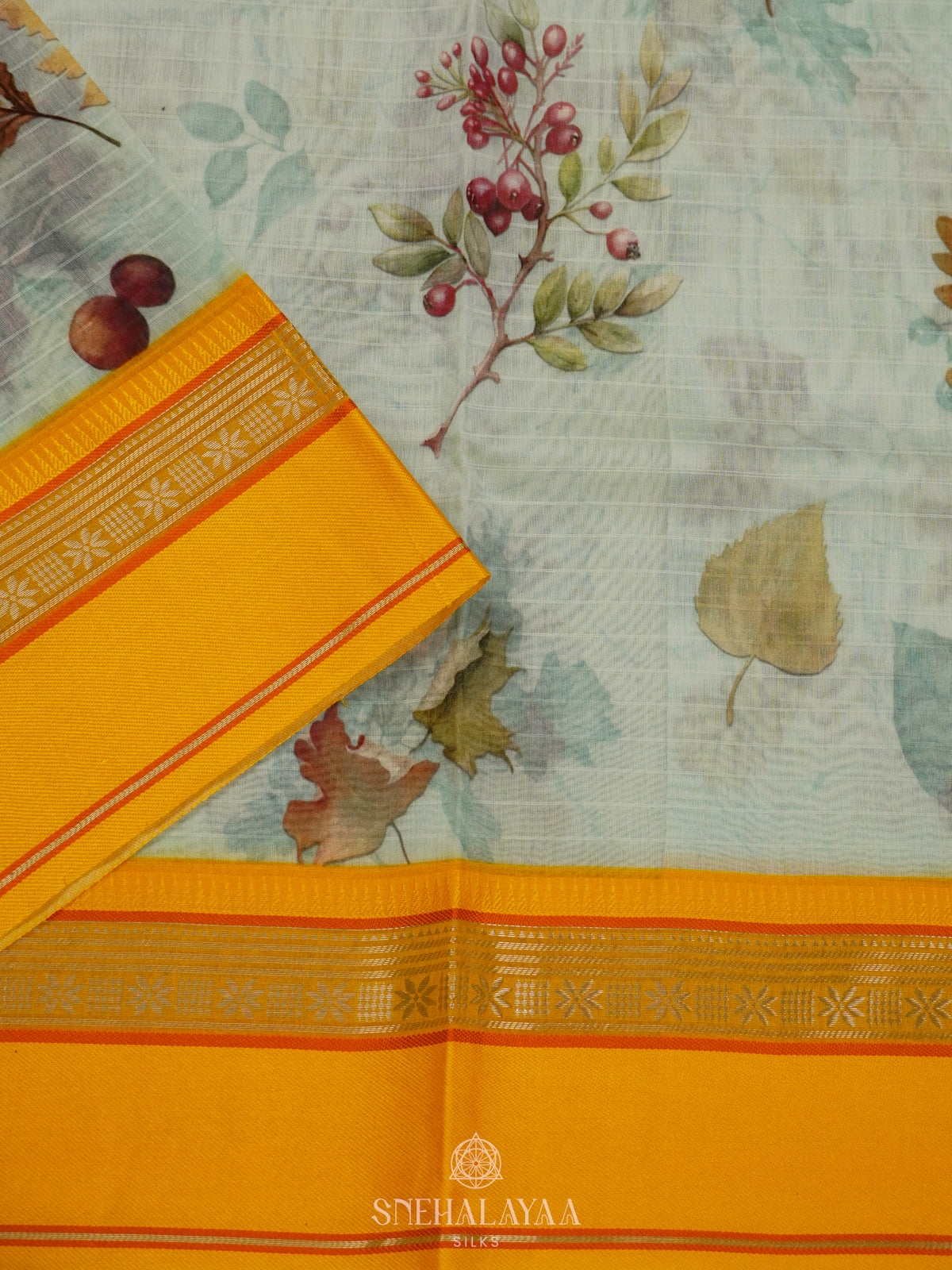 Off White Chanderi Saree