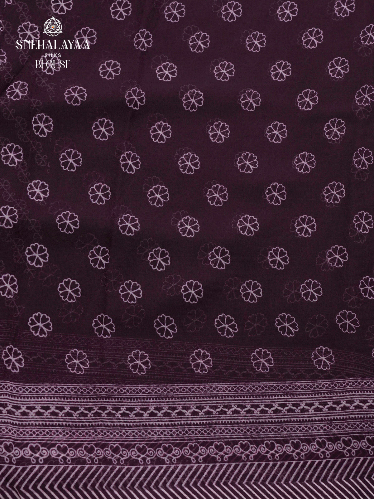 Rich Purple Chiffon Saree