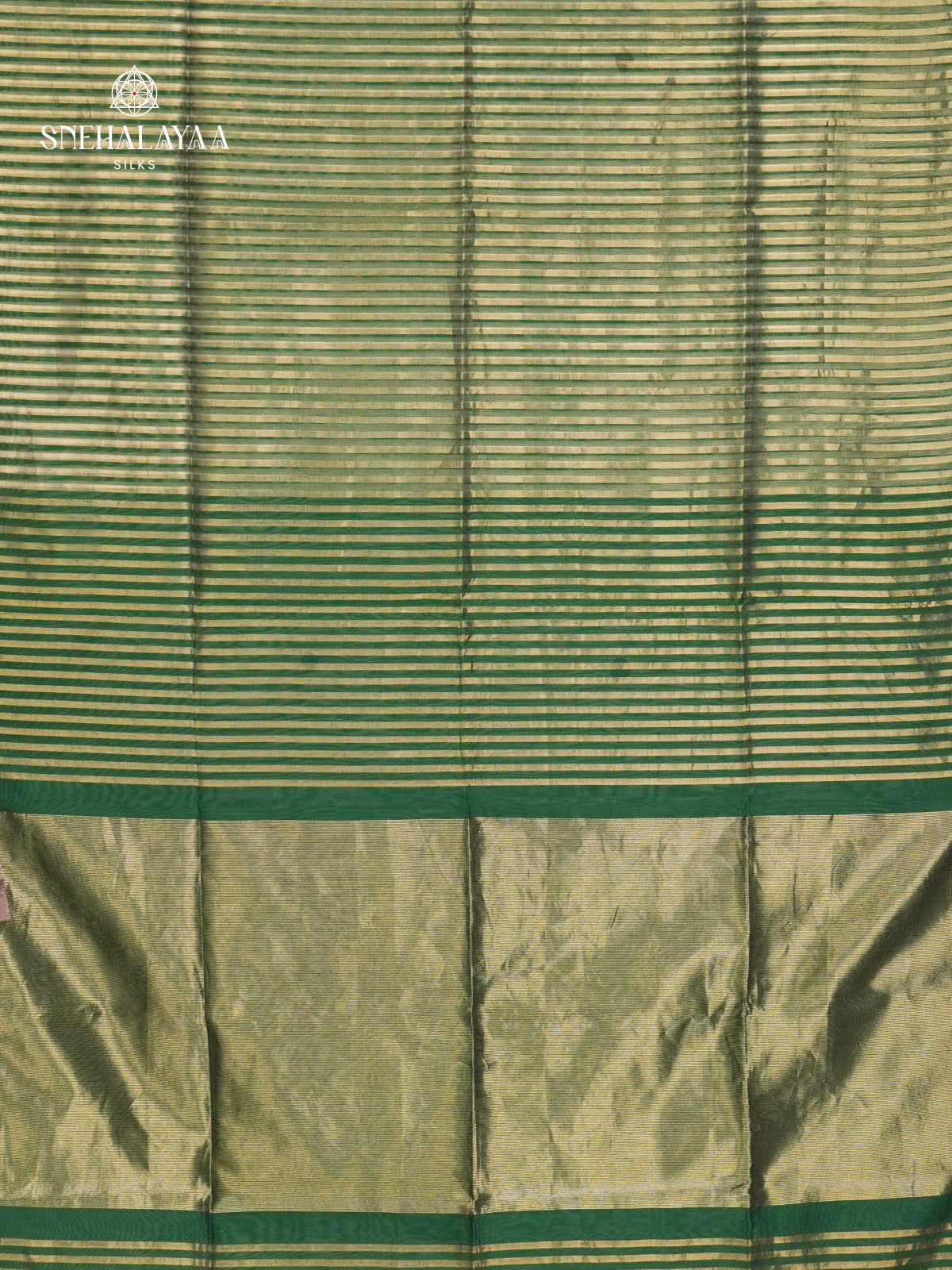 Green Maheshwari Silk Cotton Saree