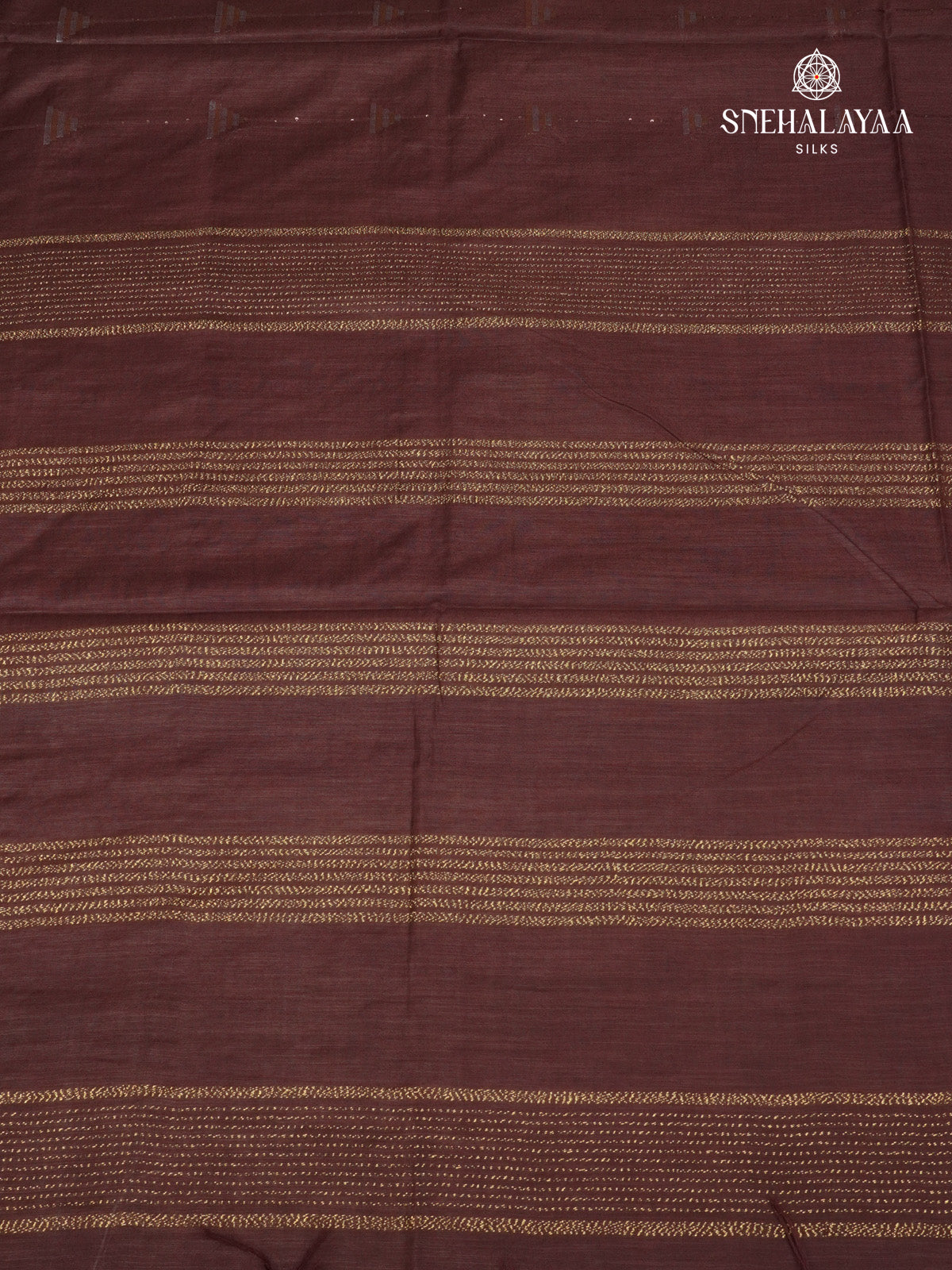 Brown Bamboo Silk Saree