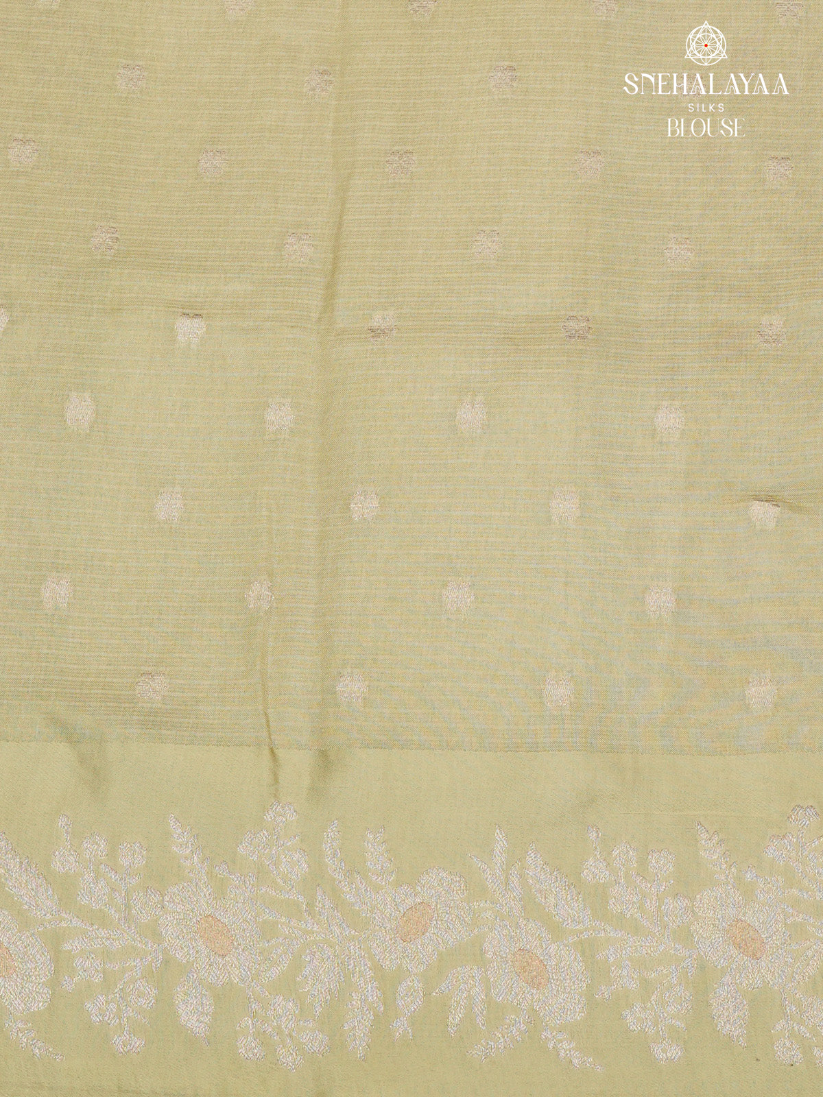 Mehendi Green Banaras Silk Saree