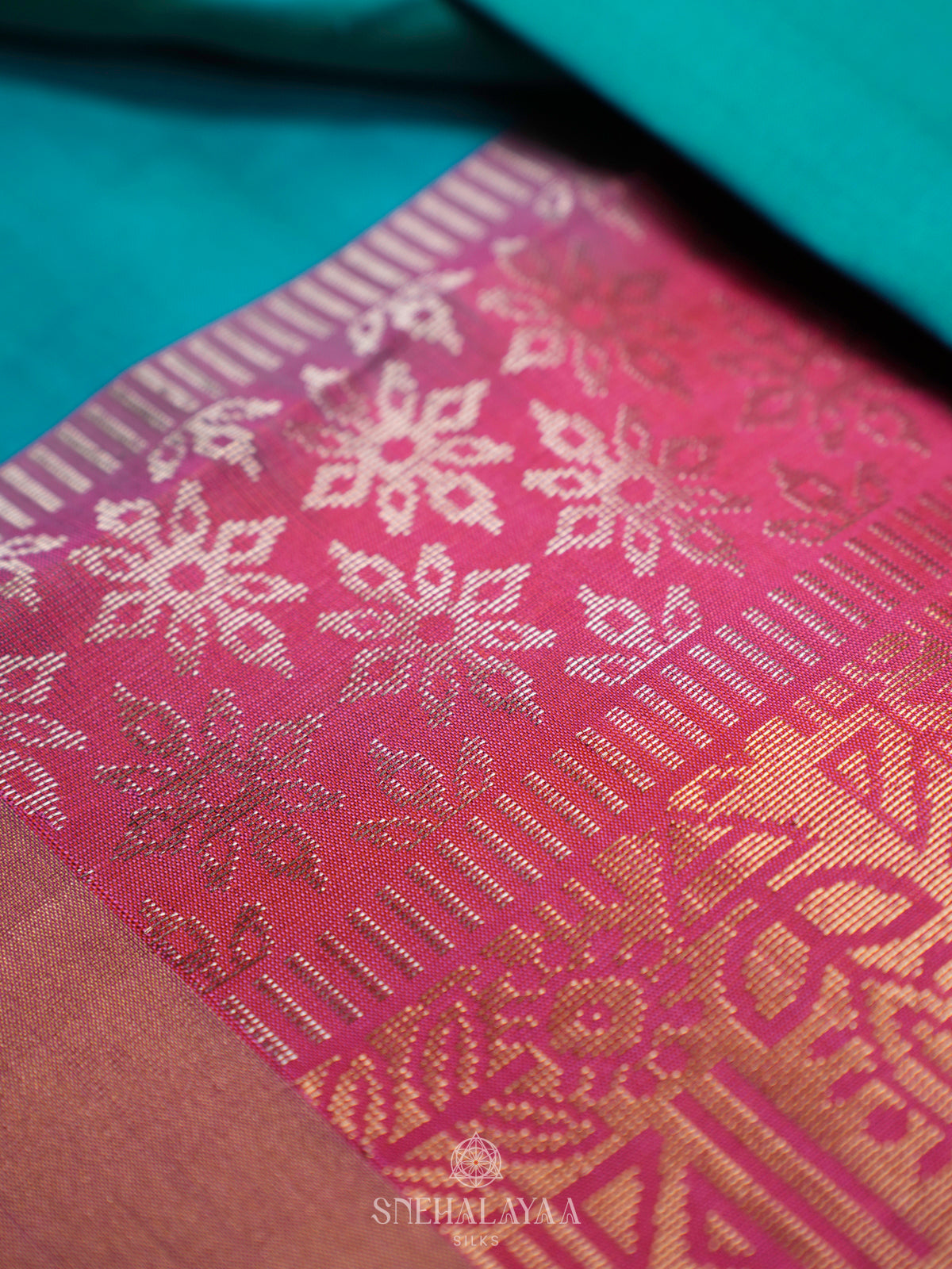 Blue Kanjivaram Silk Saree