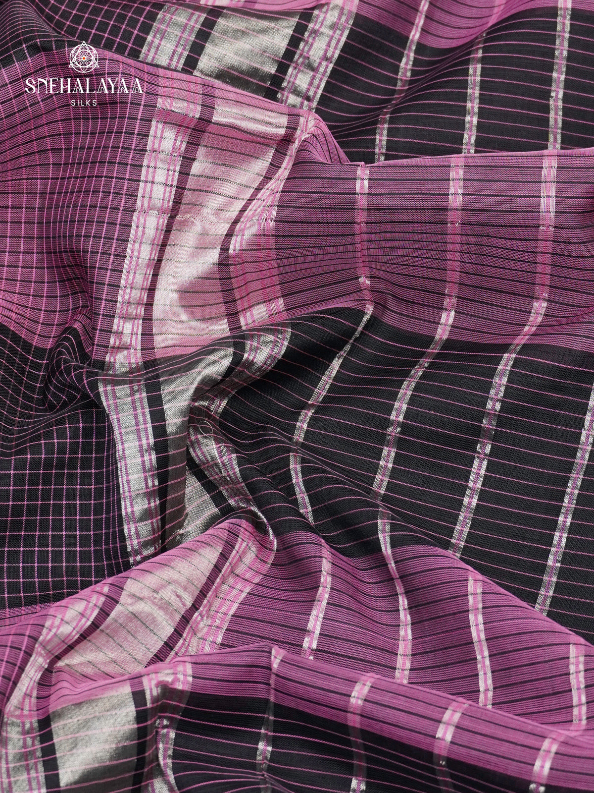 Purple Mangalagiri Silk Cotton Saree