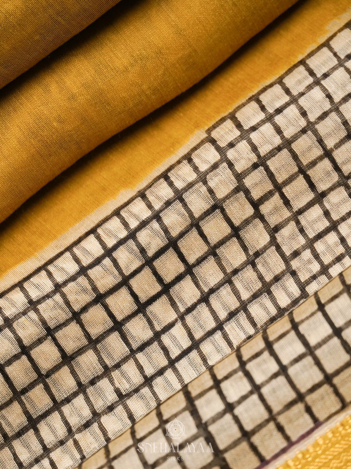 Beige Chanderi Saree