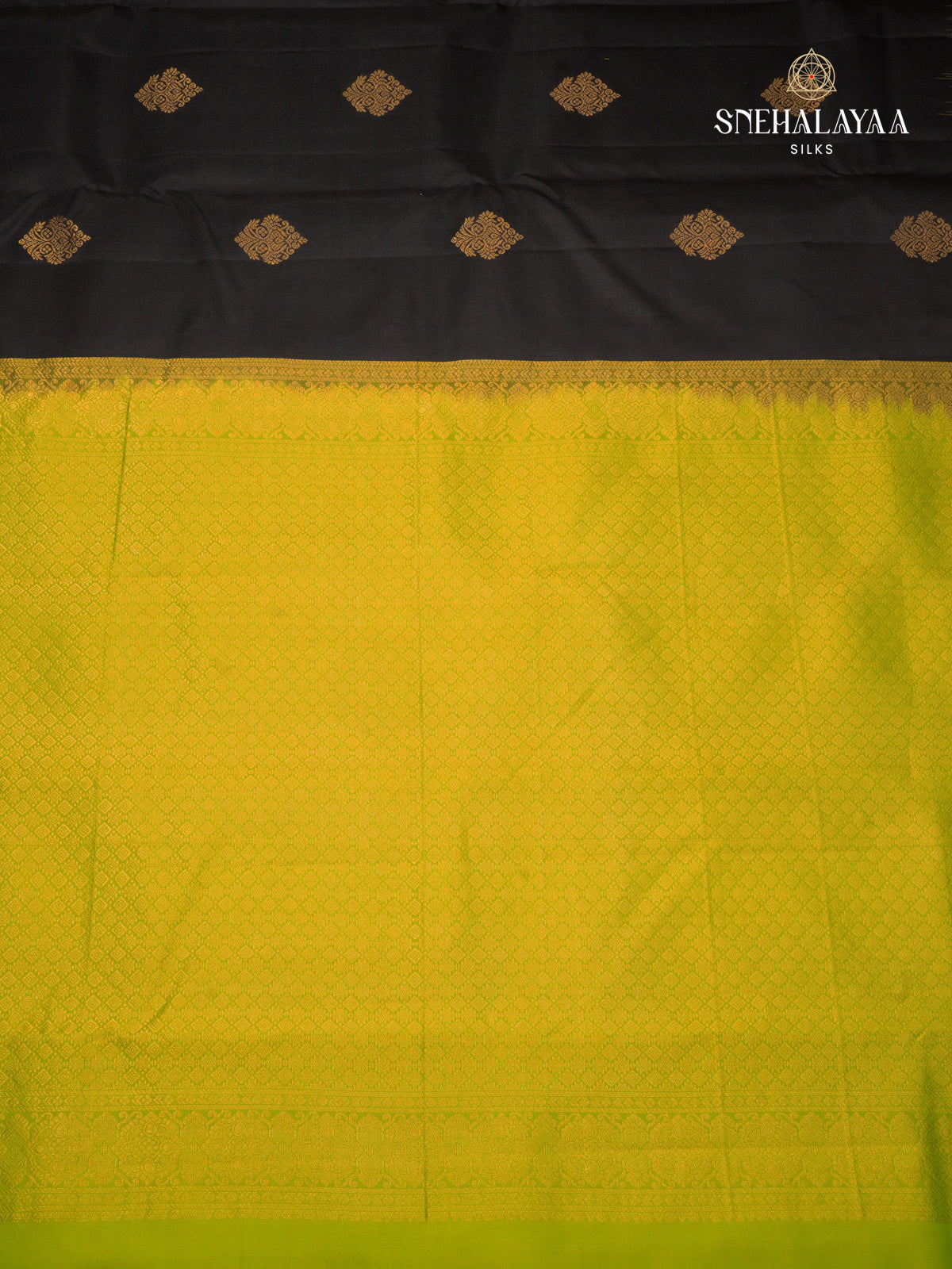 Black Kanjivaram Silk Saree