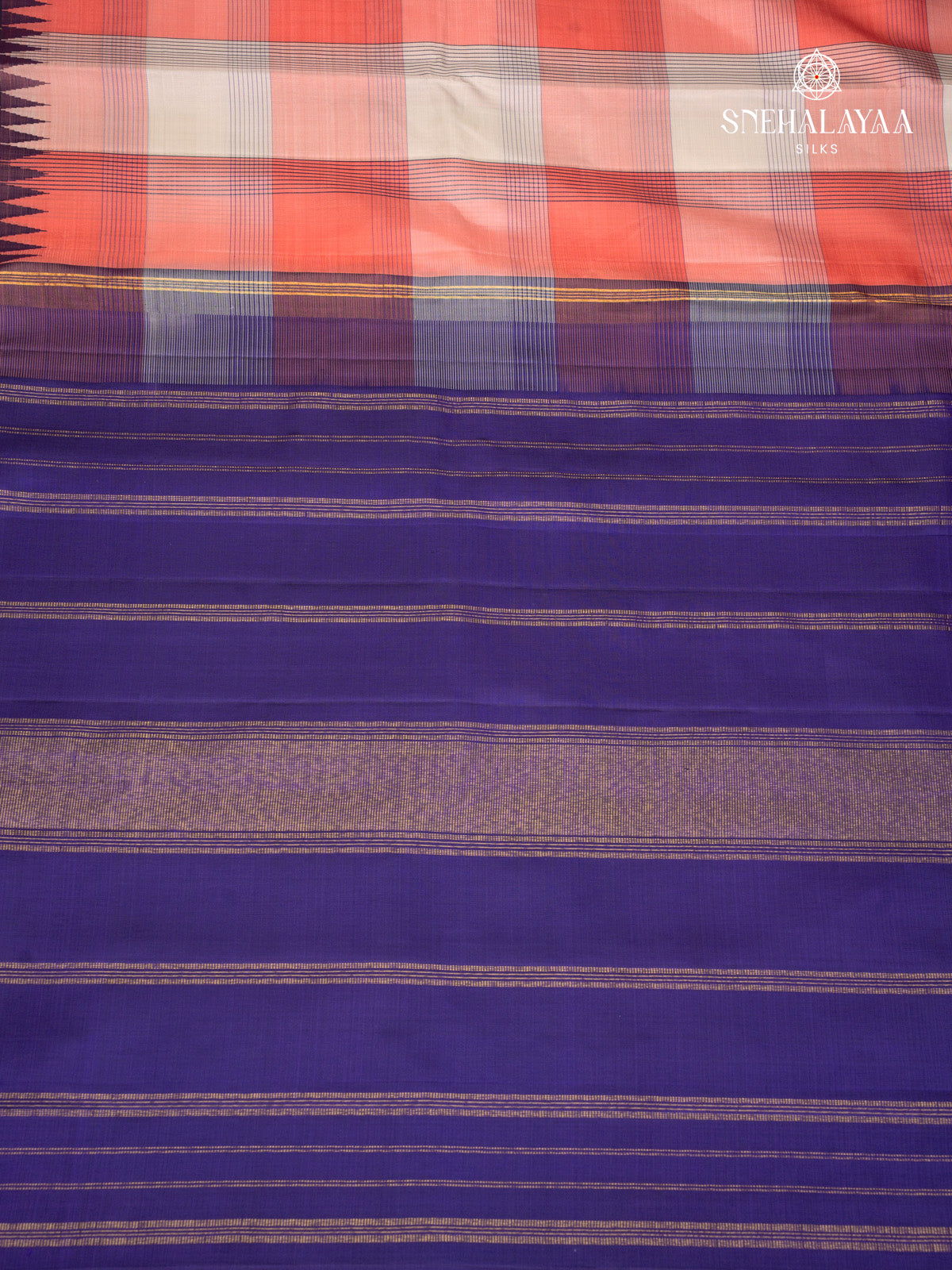 Off White Kanjivaram Silk Saree