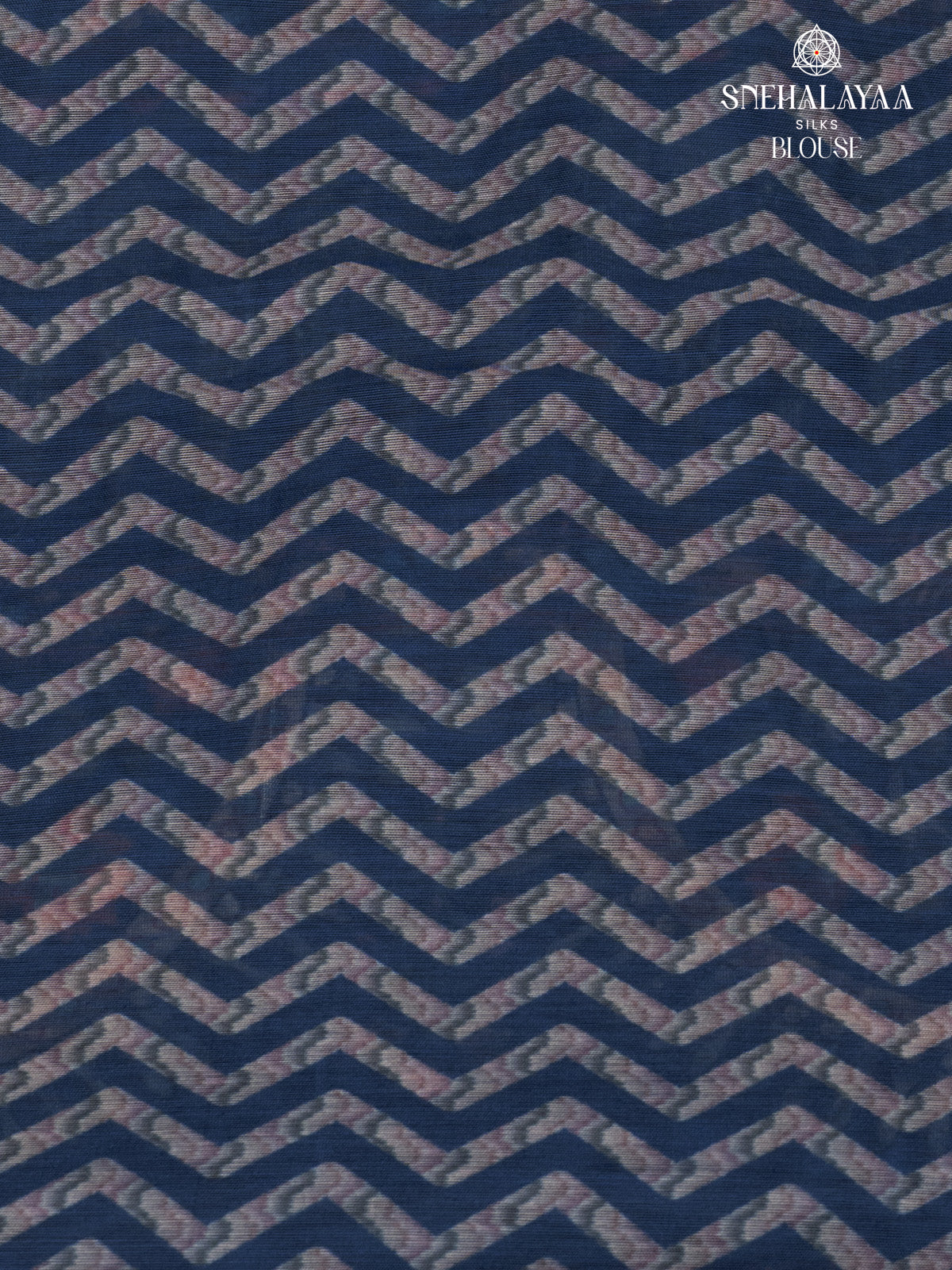 Navy Blue Linen Saree