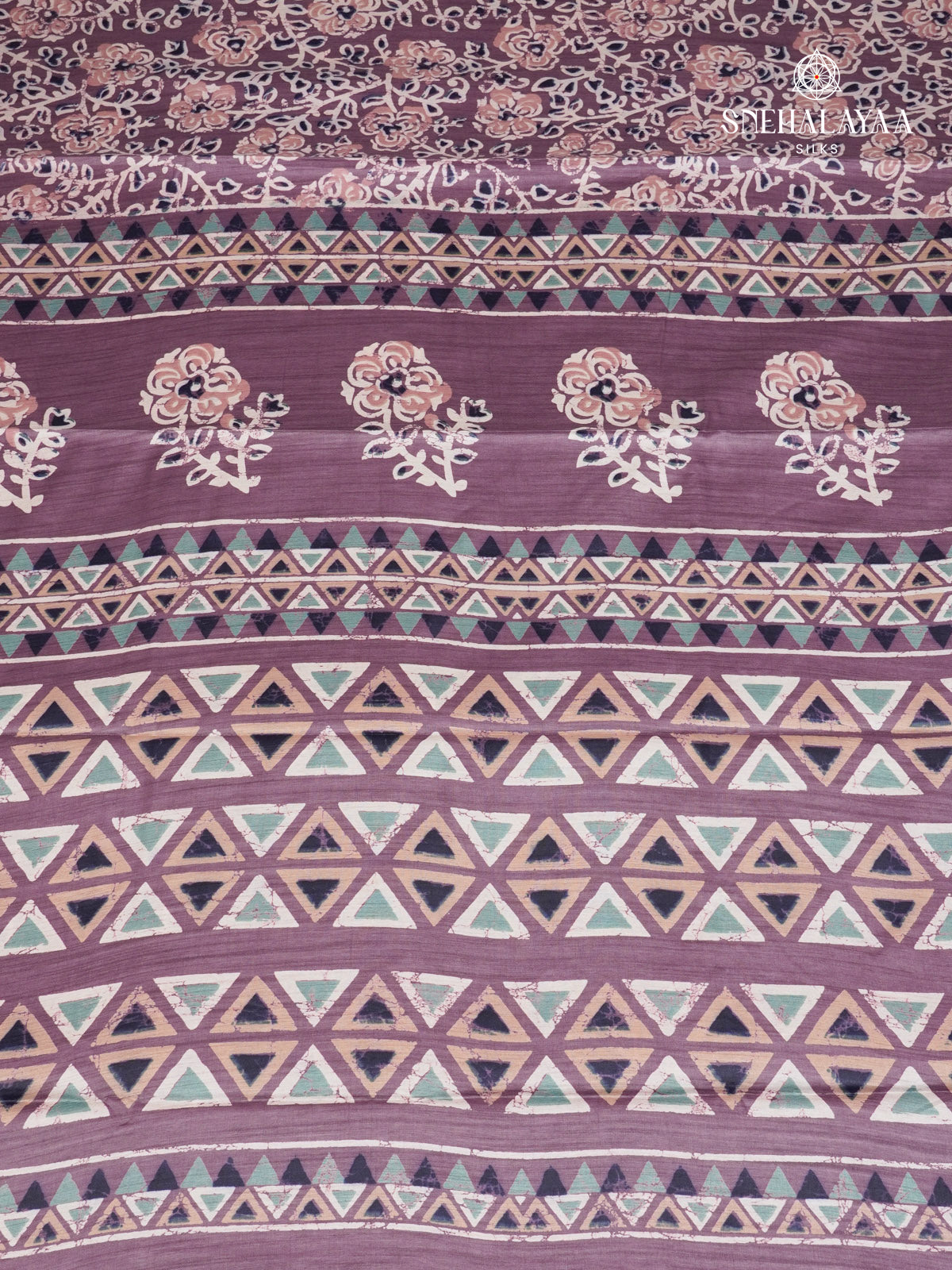 Lavender Dola Silk Saree