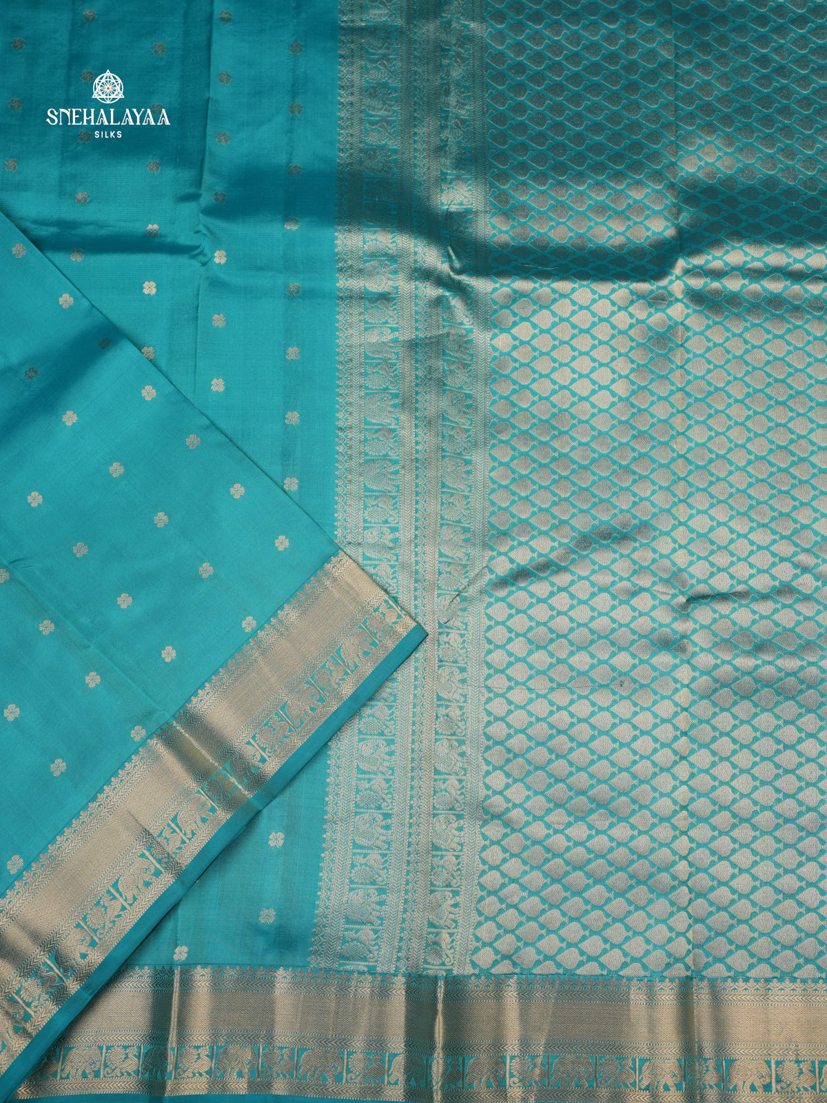 Blue Kanjivaram Silk Saree