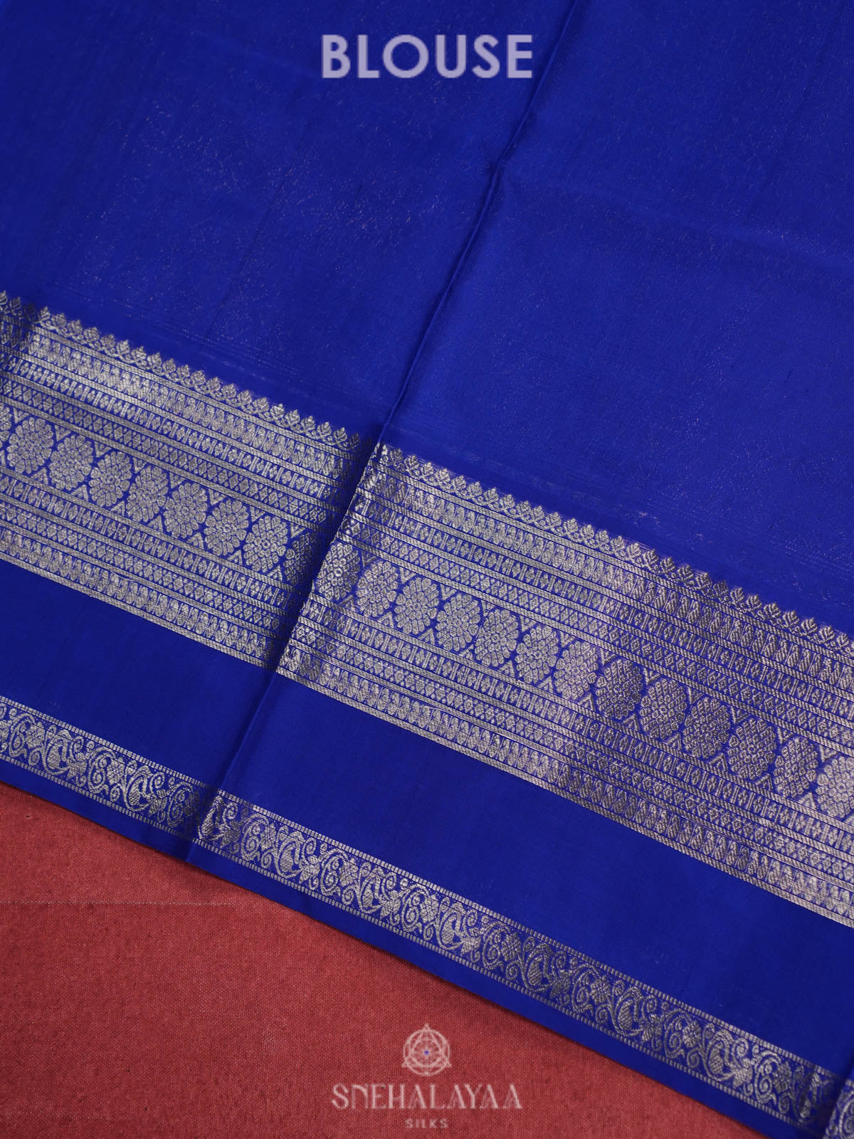 Blue Venkatagiri Silk Saree