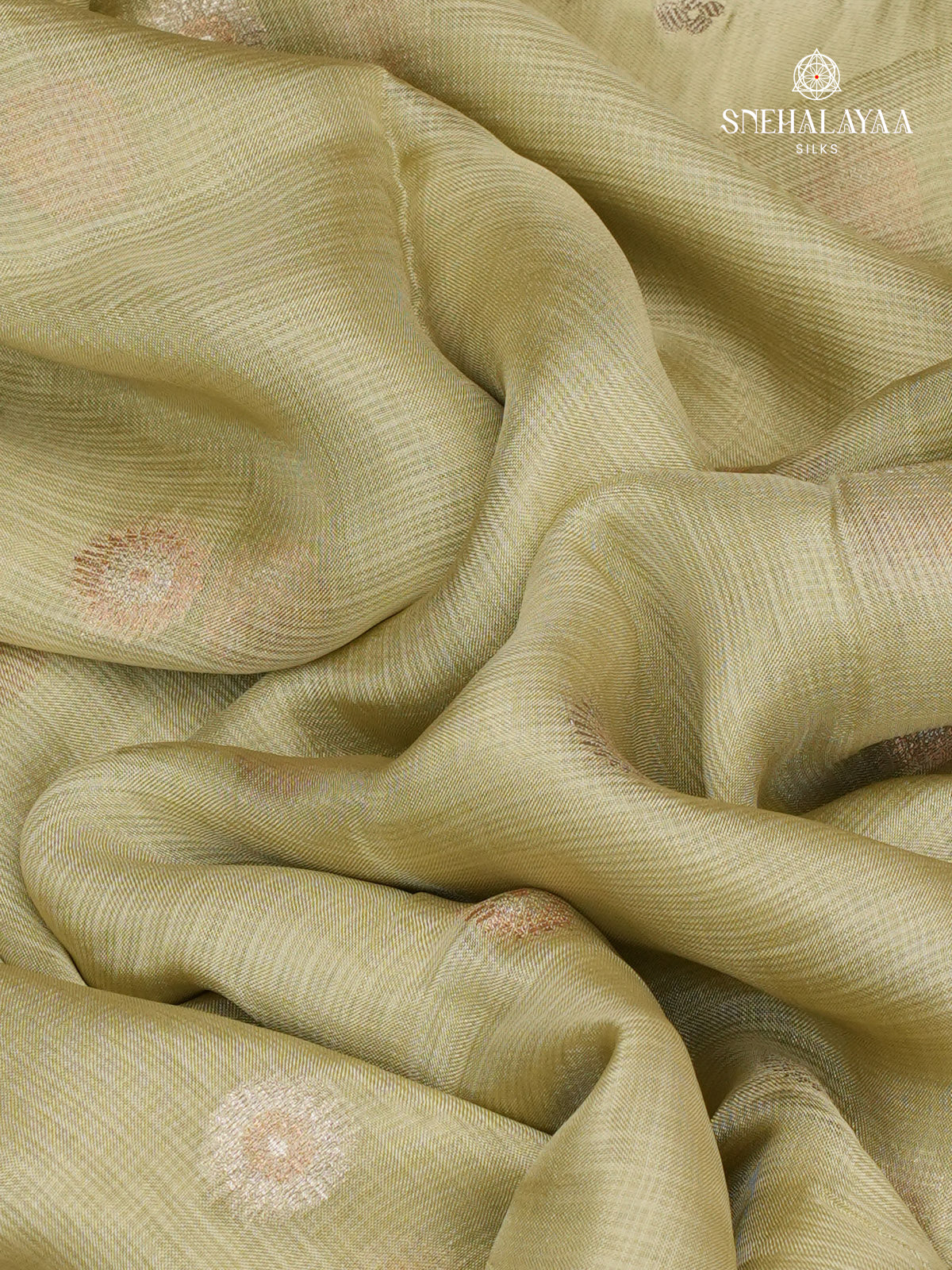 Mehendi Green Banaras Silk Saree