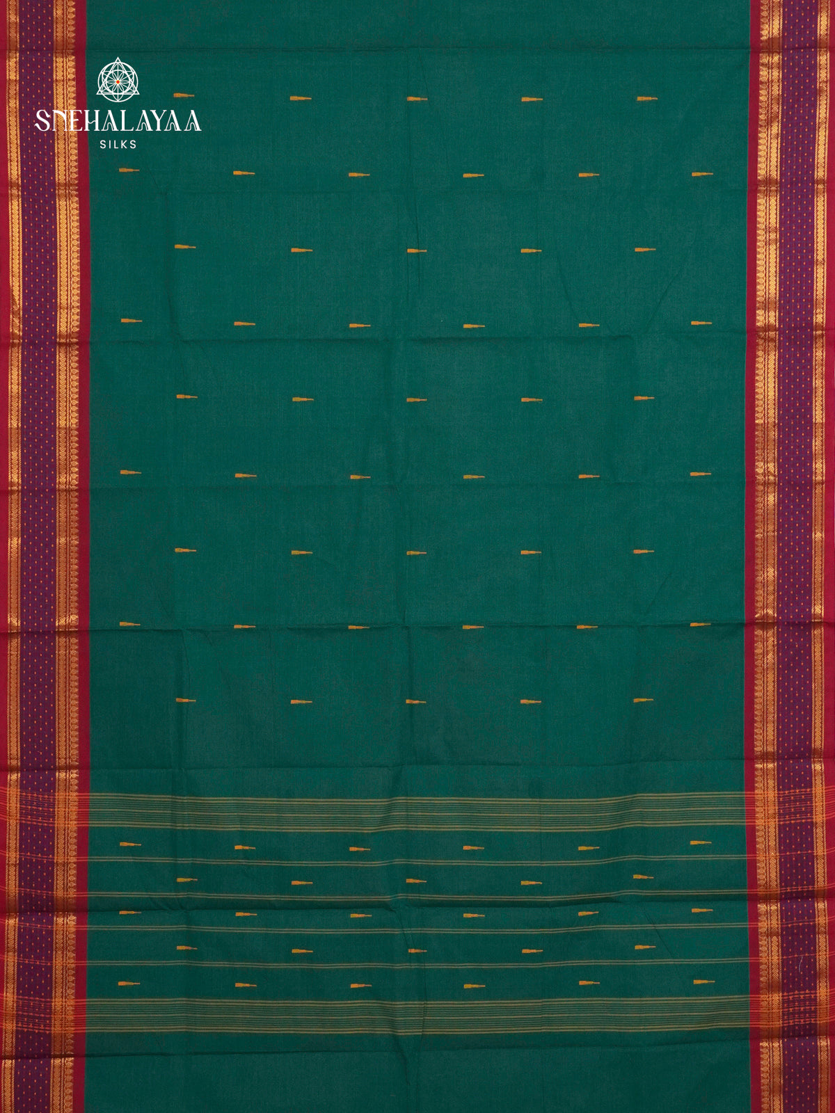 Green Chettinad Cotton Saree