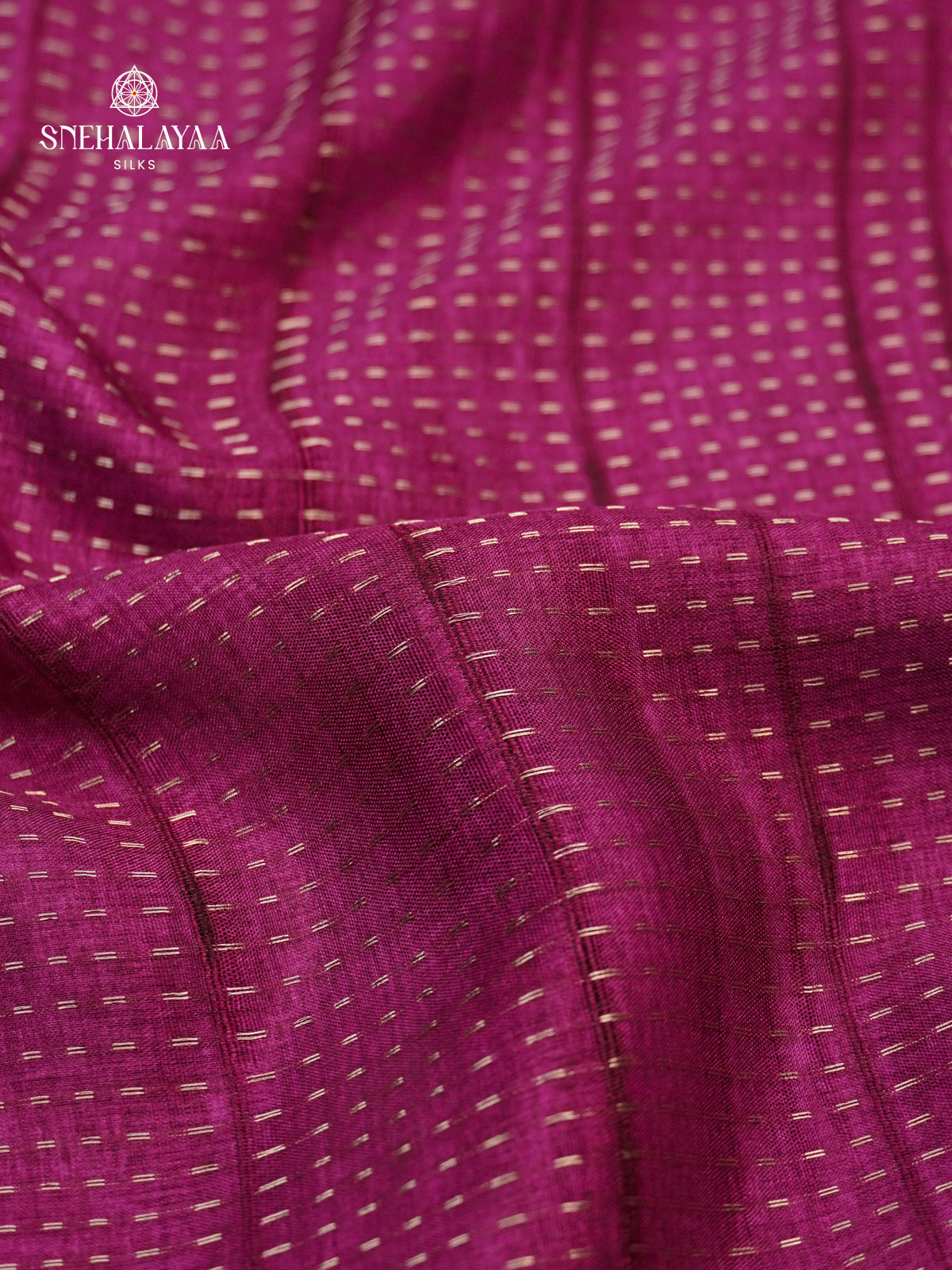 Violet Munga Tussar Embroidery Saree