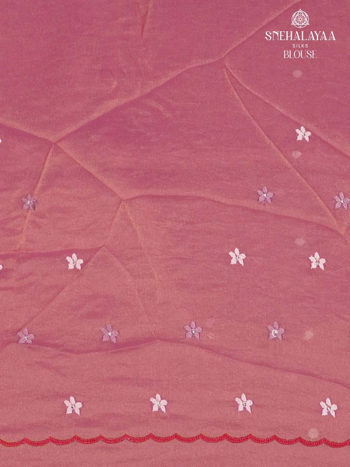 Pastel Pink Embroidery Designer Saree