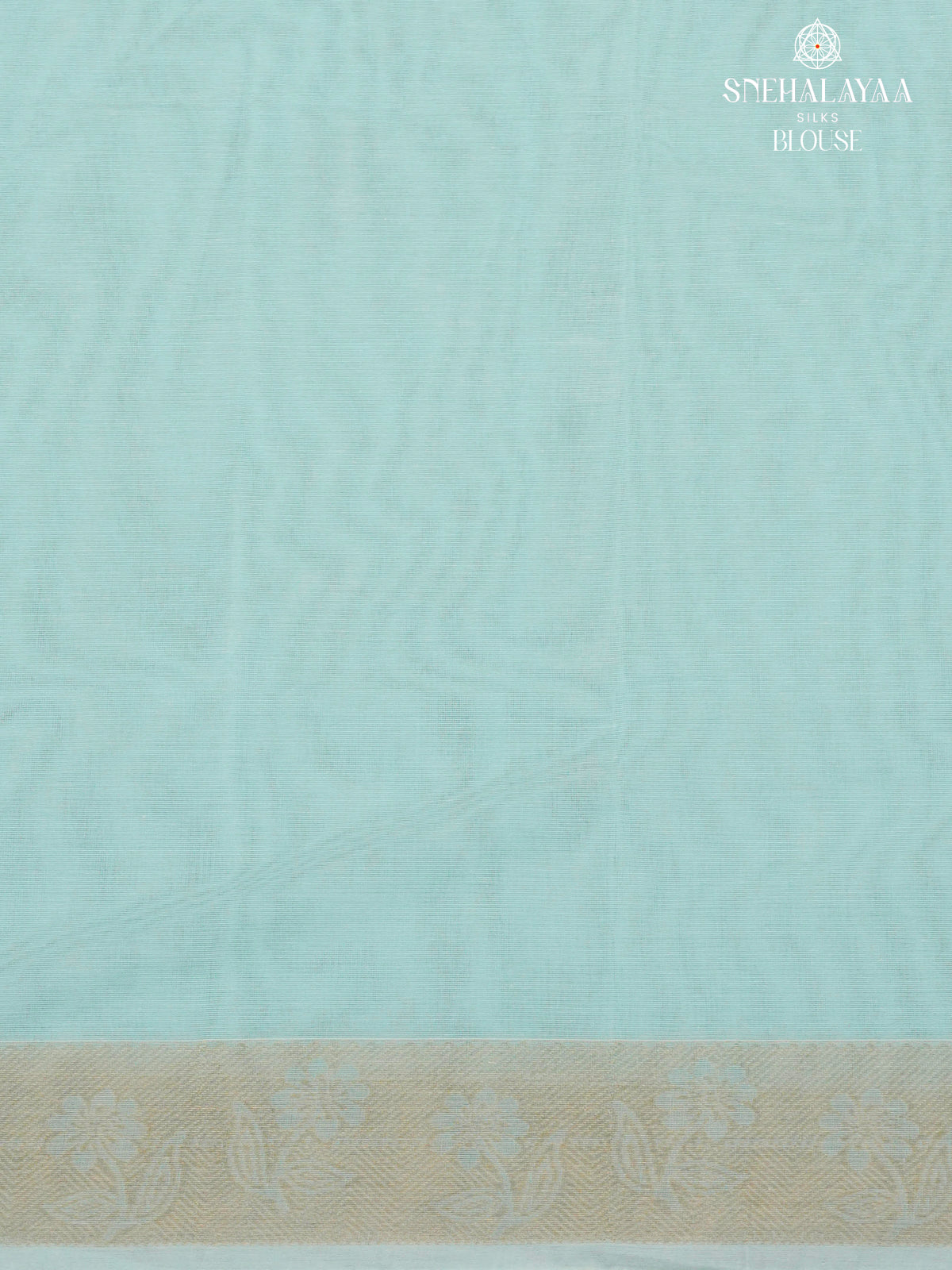 Sky Blue Venkatagiri Cotton Saree