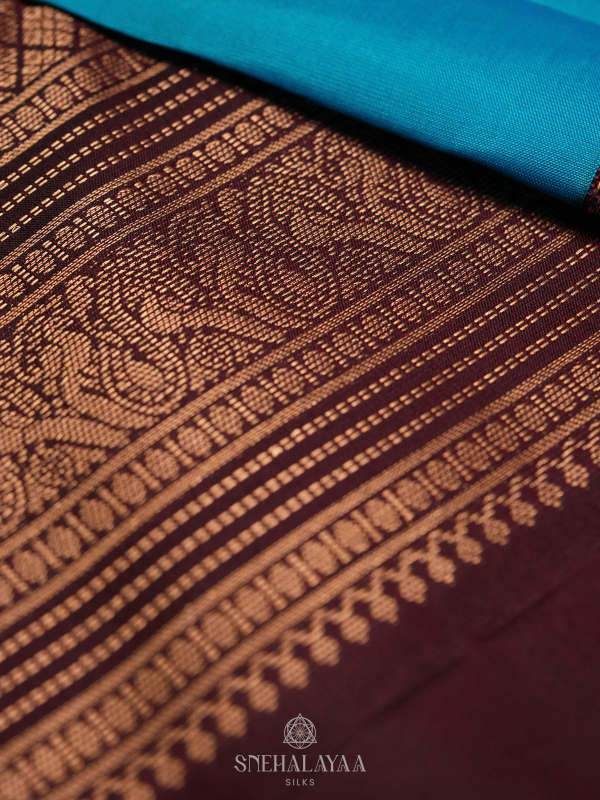 Blue Kanjivaram Silk Saree