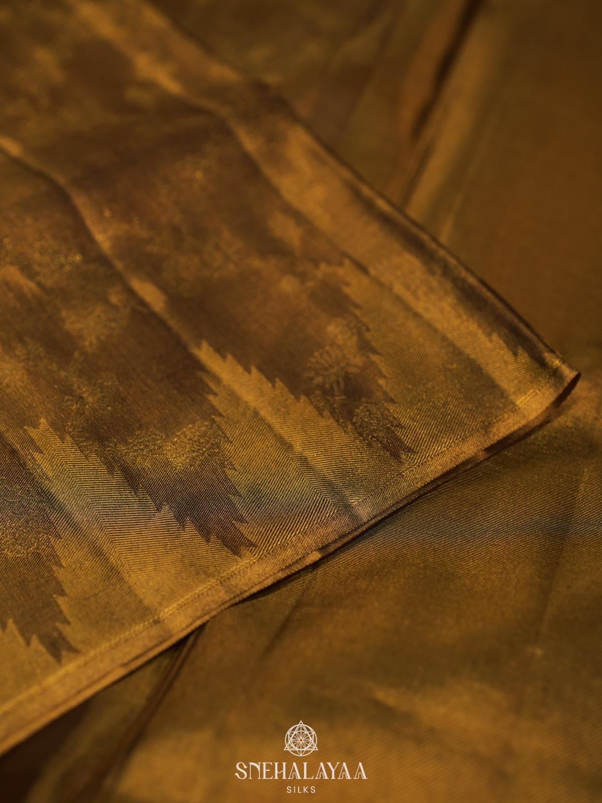 Bronze Kanjivaram Silk Saree