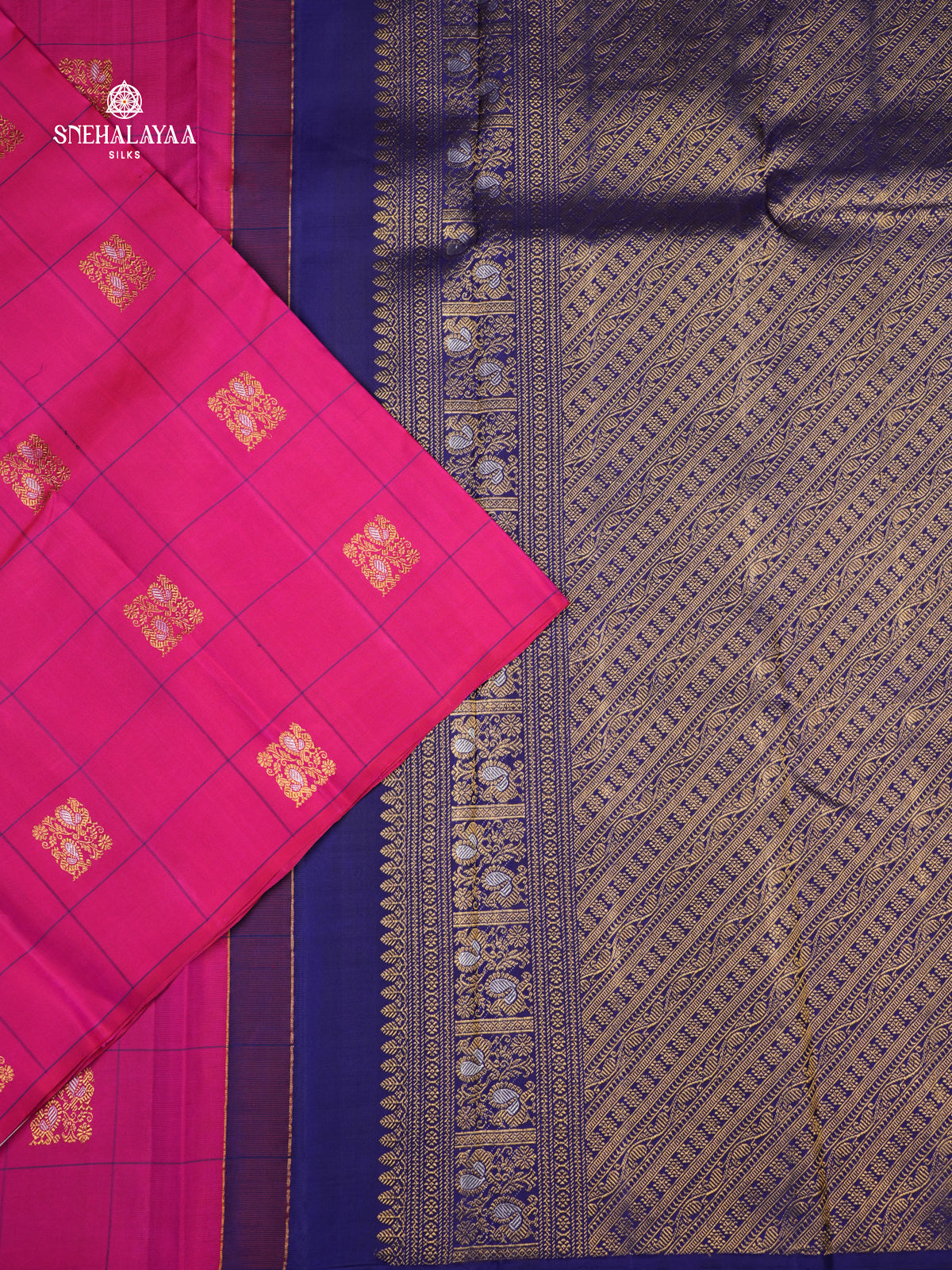 Pink Kanjivaram Silk Saree