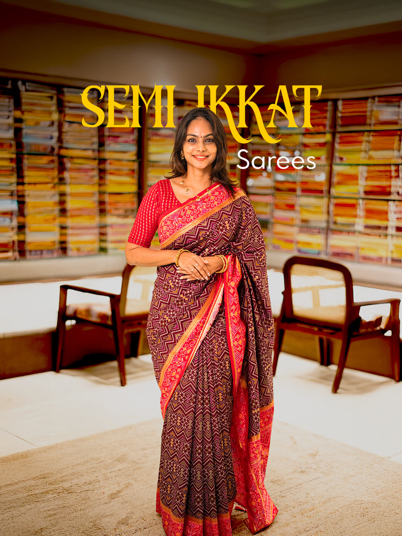Ikat Silk Sarees