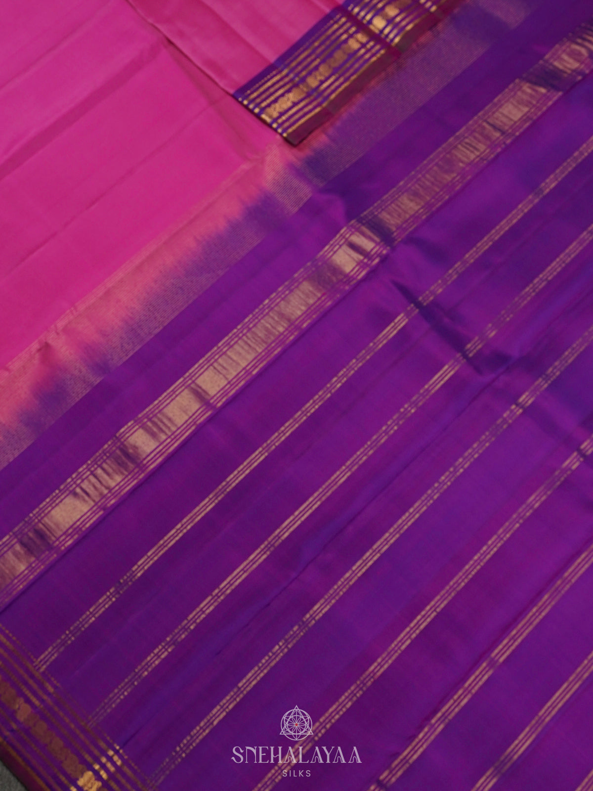 Pink Kanjivaram Silk Saree