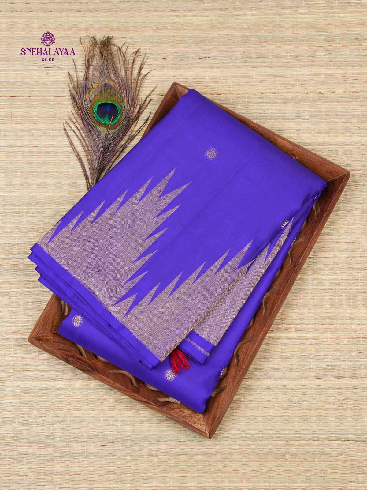 Blue Kanjivaram Silk Saree