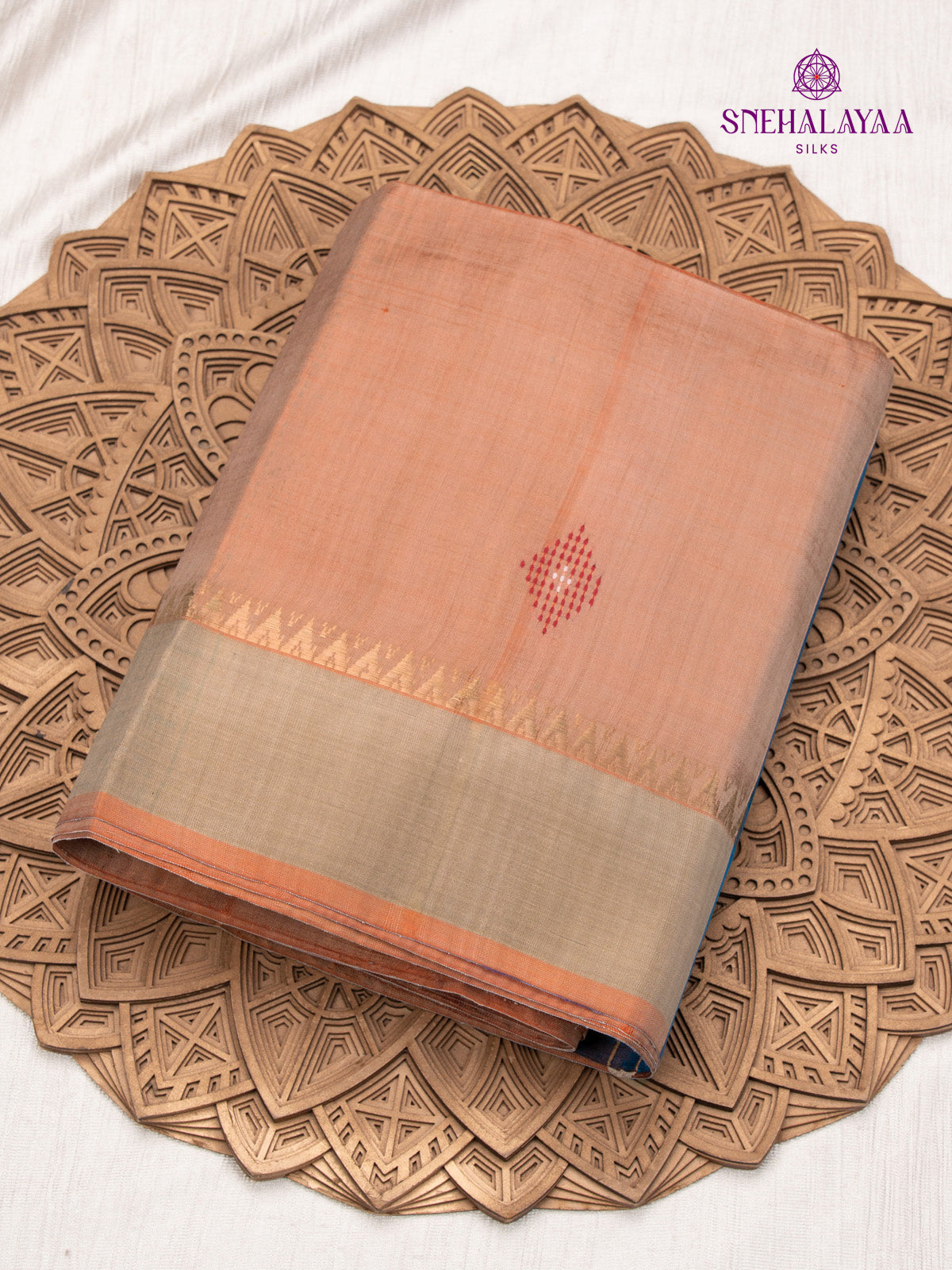 Sandal Katan Silk Saree