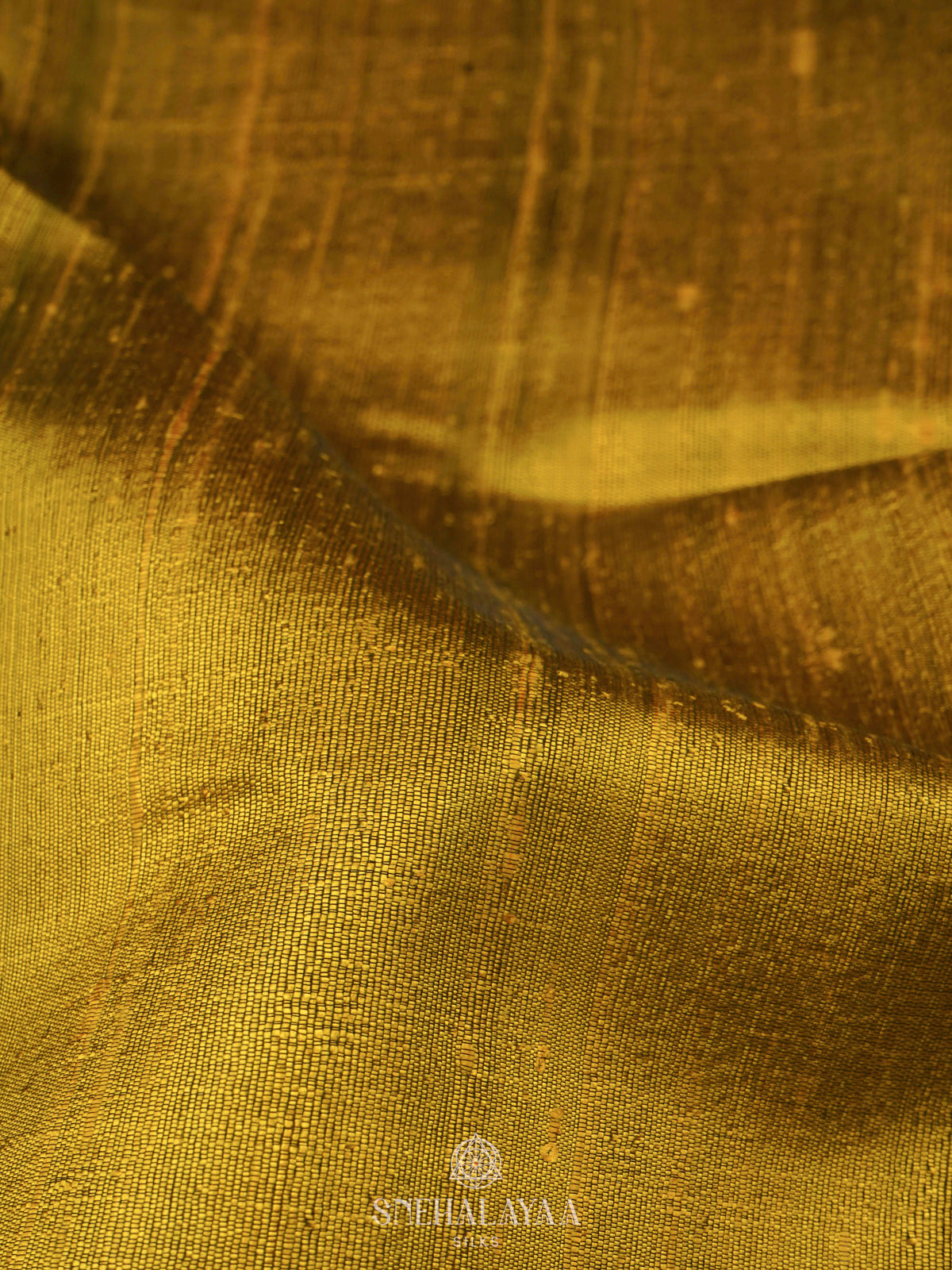 Lime Green Dupion Silk Saree