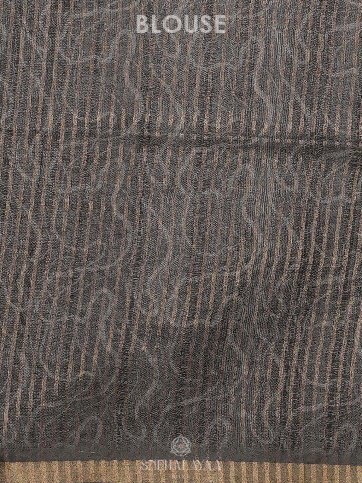 Grey Tussar Saree