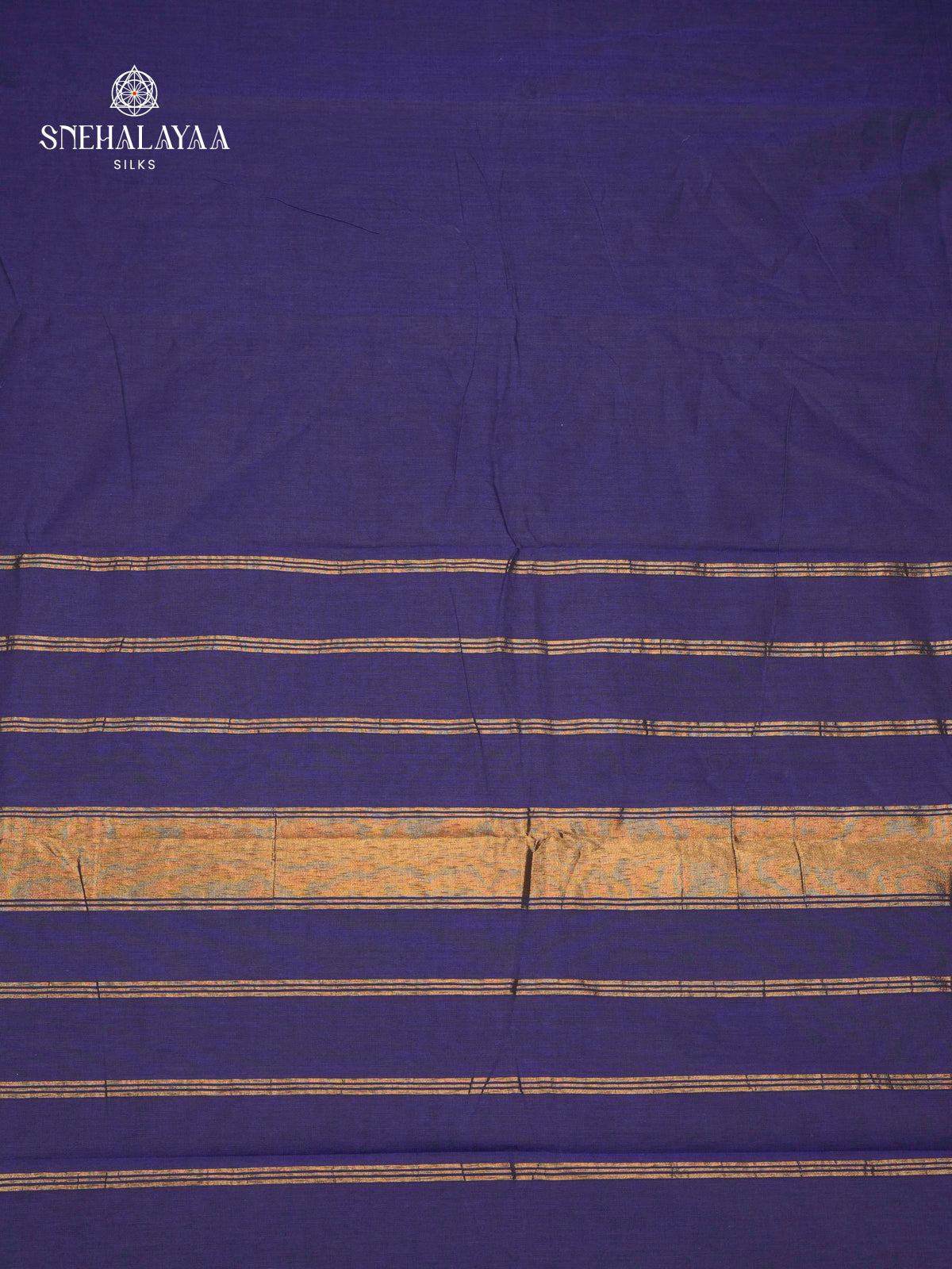 Navy Blue Chettinad Cotton Saree