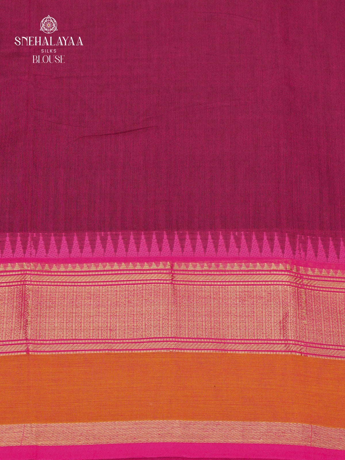Wine Red Chettinad Cotton Saree