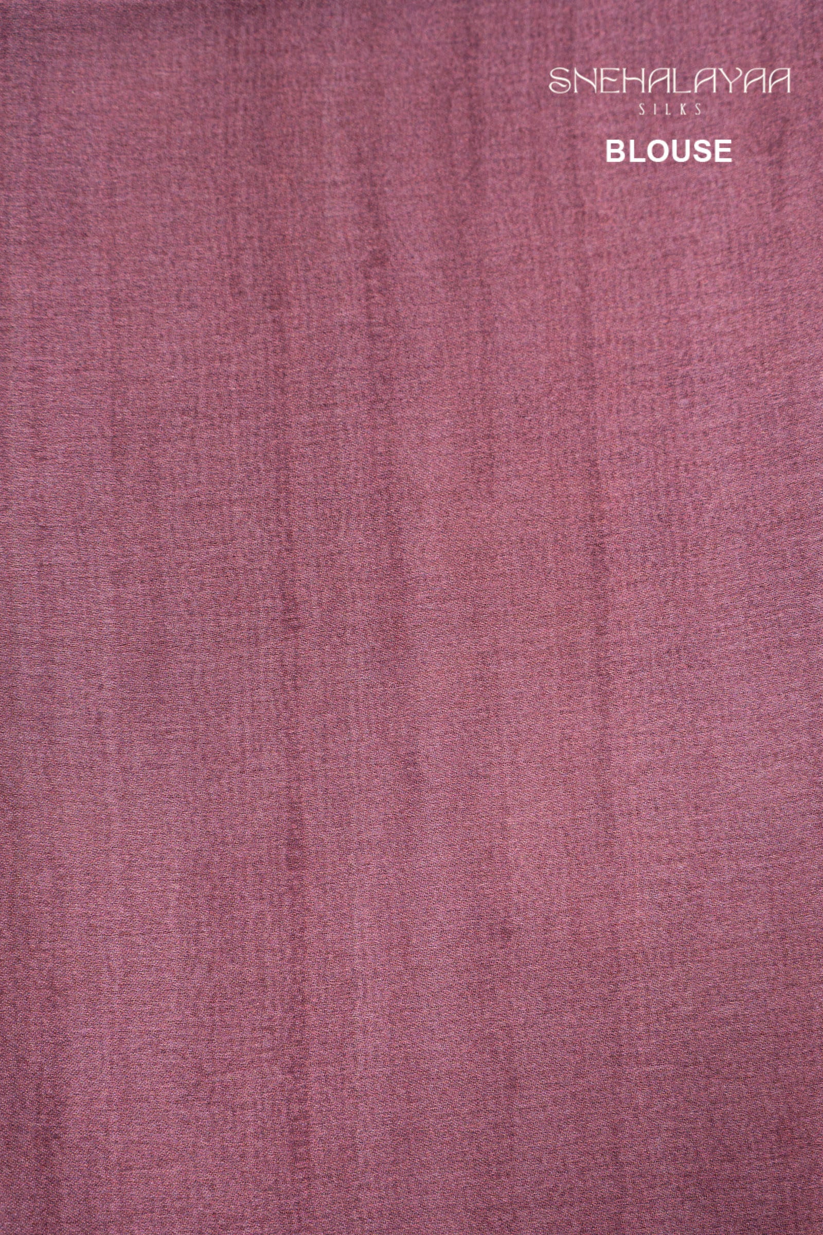 Rosewood Pink Semi Chiffon Saree