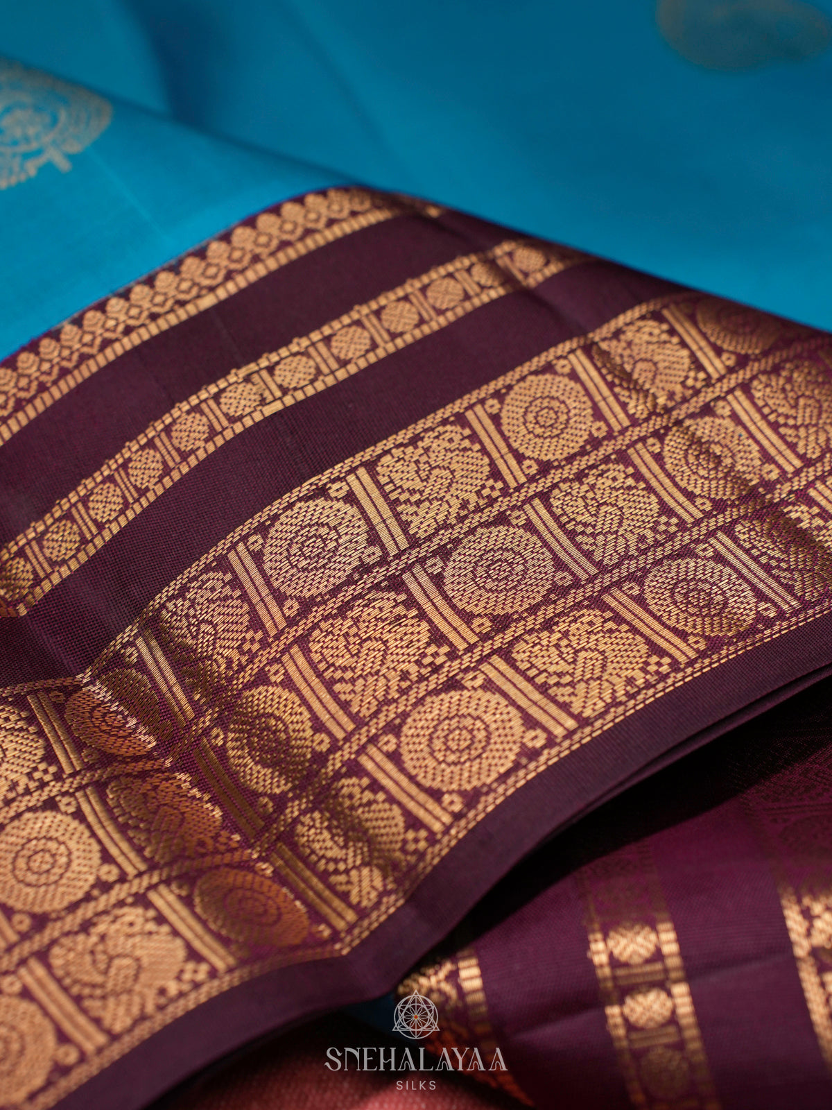 Blue Kanjivaram Silk Saree