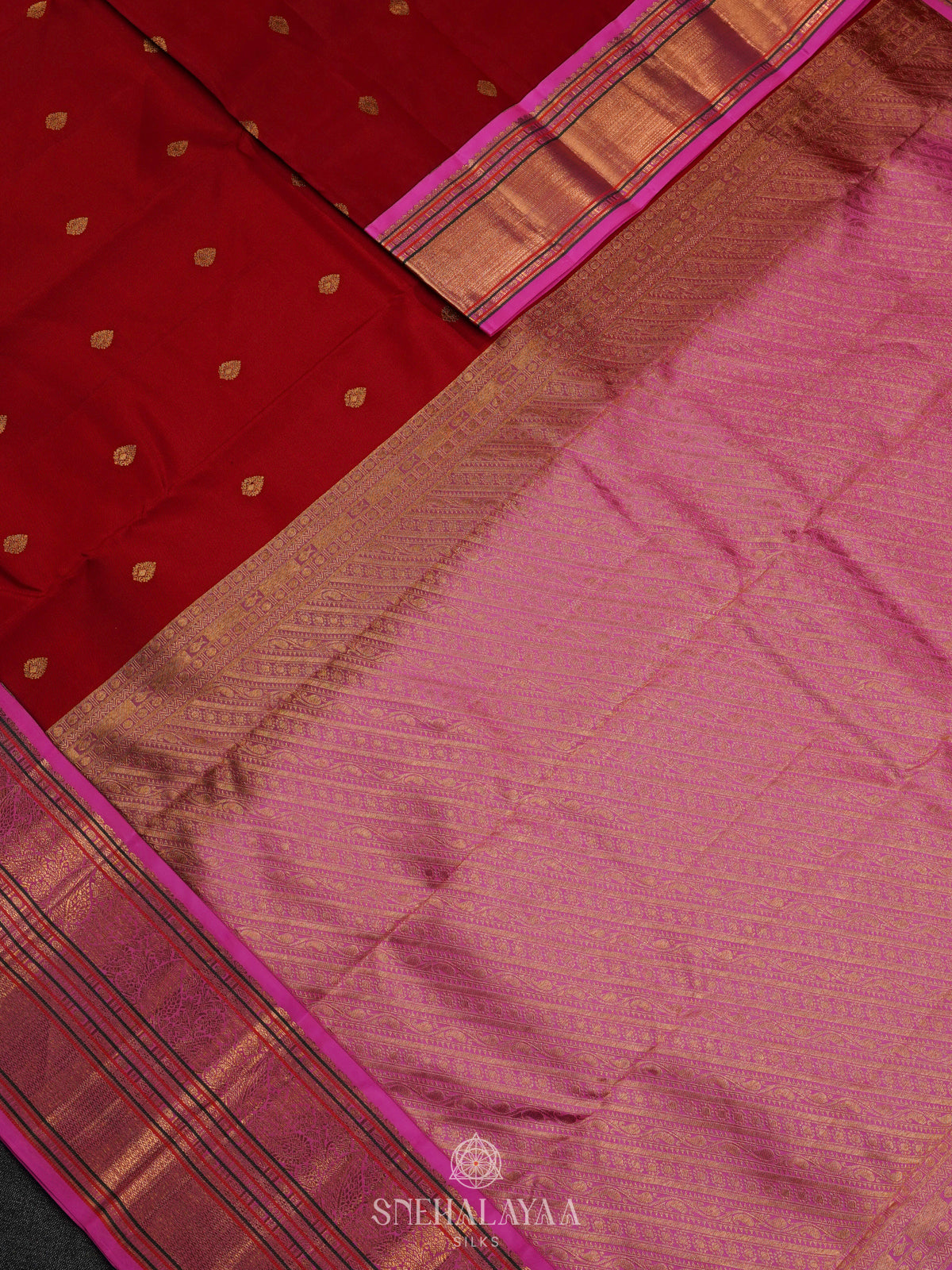 Red Kanjivaram Silk Saree