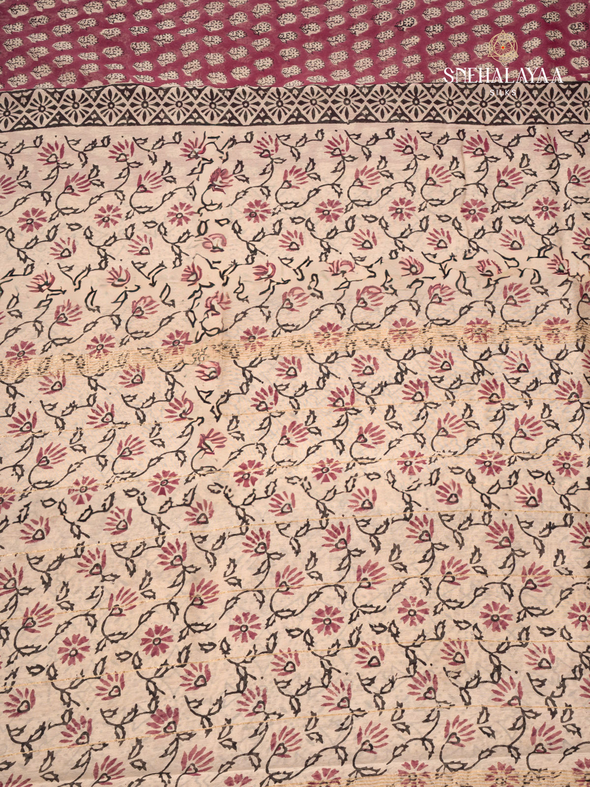 Purple Chanderi Saree