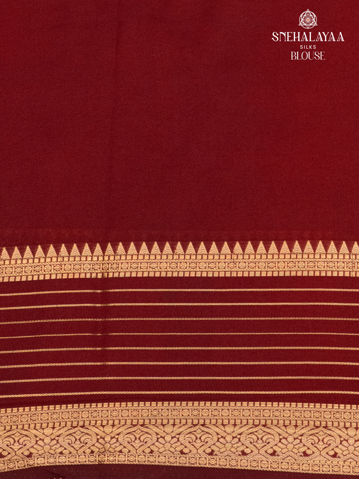 Orange Mysore Silk Saree