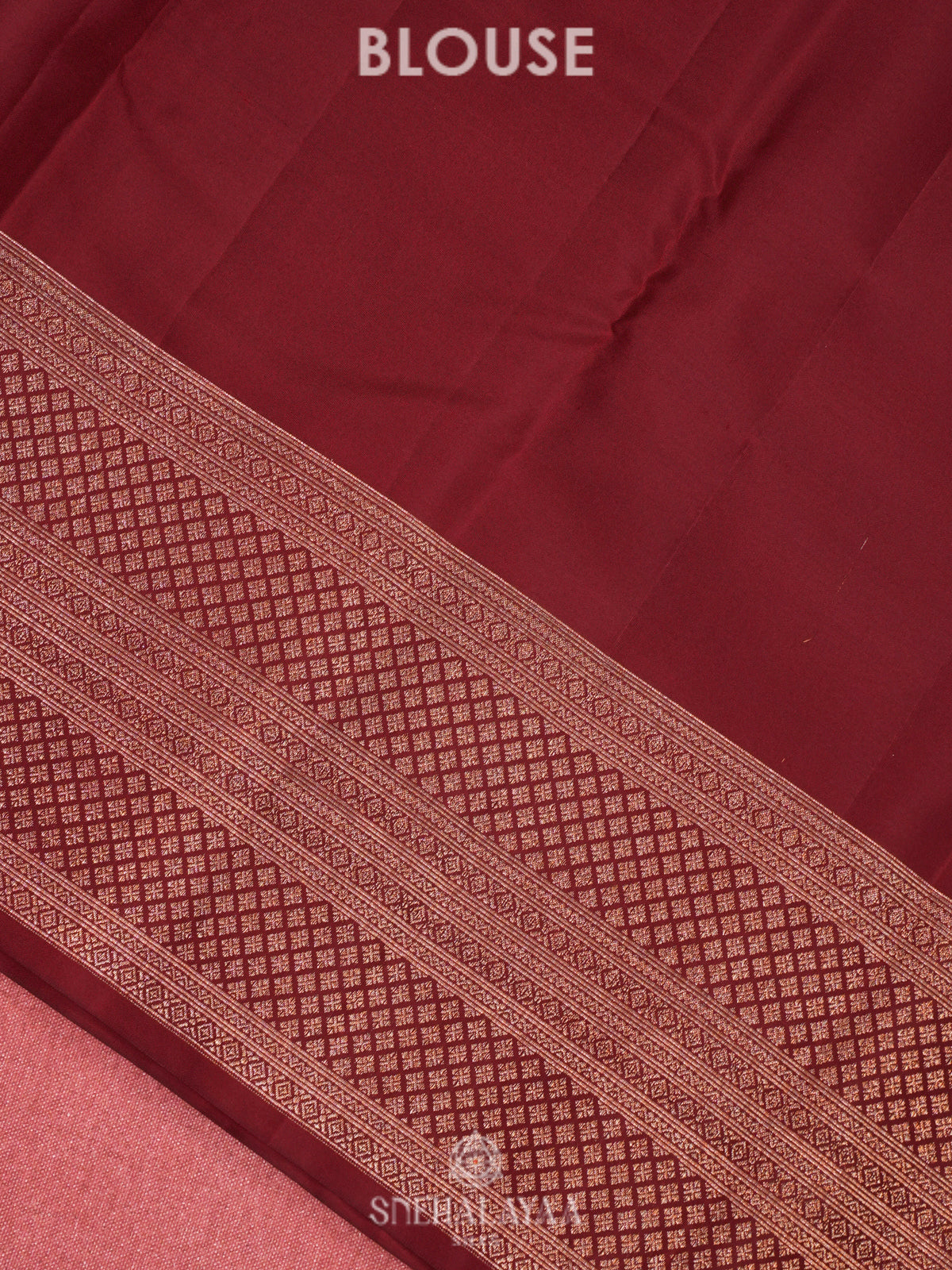 Maroon Kanjivaram Silk Saree
