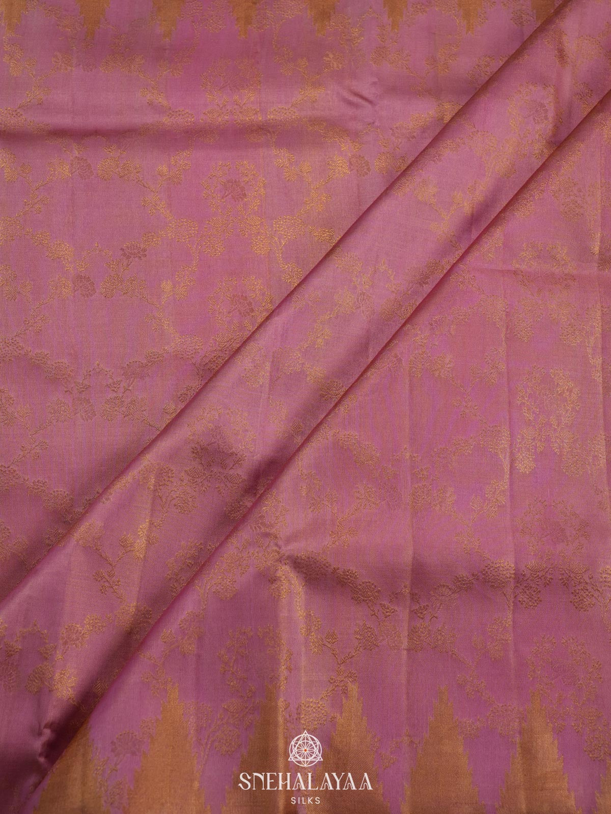 Pink Kanjivaram Silk Saree