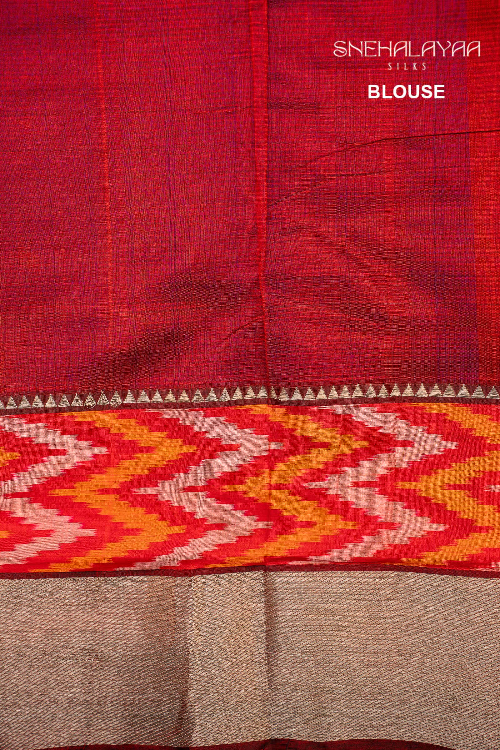 Royal Blue Mangalgiri Silk Saree