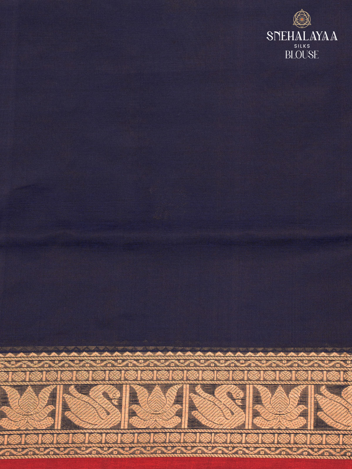 Black Kanchi Silk Cotton Saree