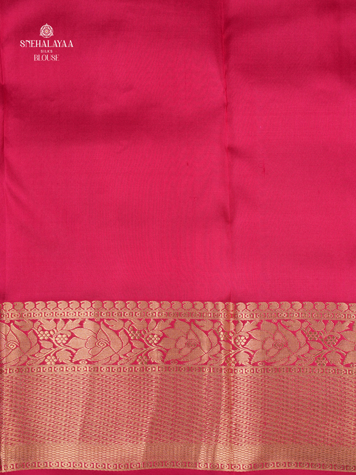 Rani Pink Kanjivaram Silk Saree