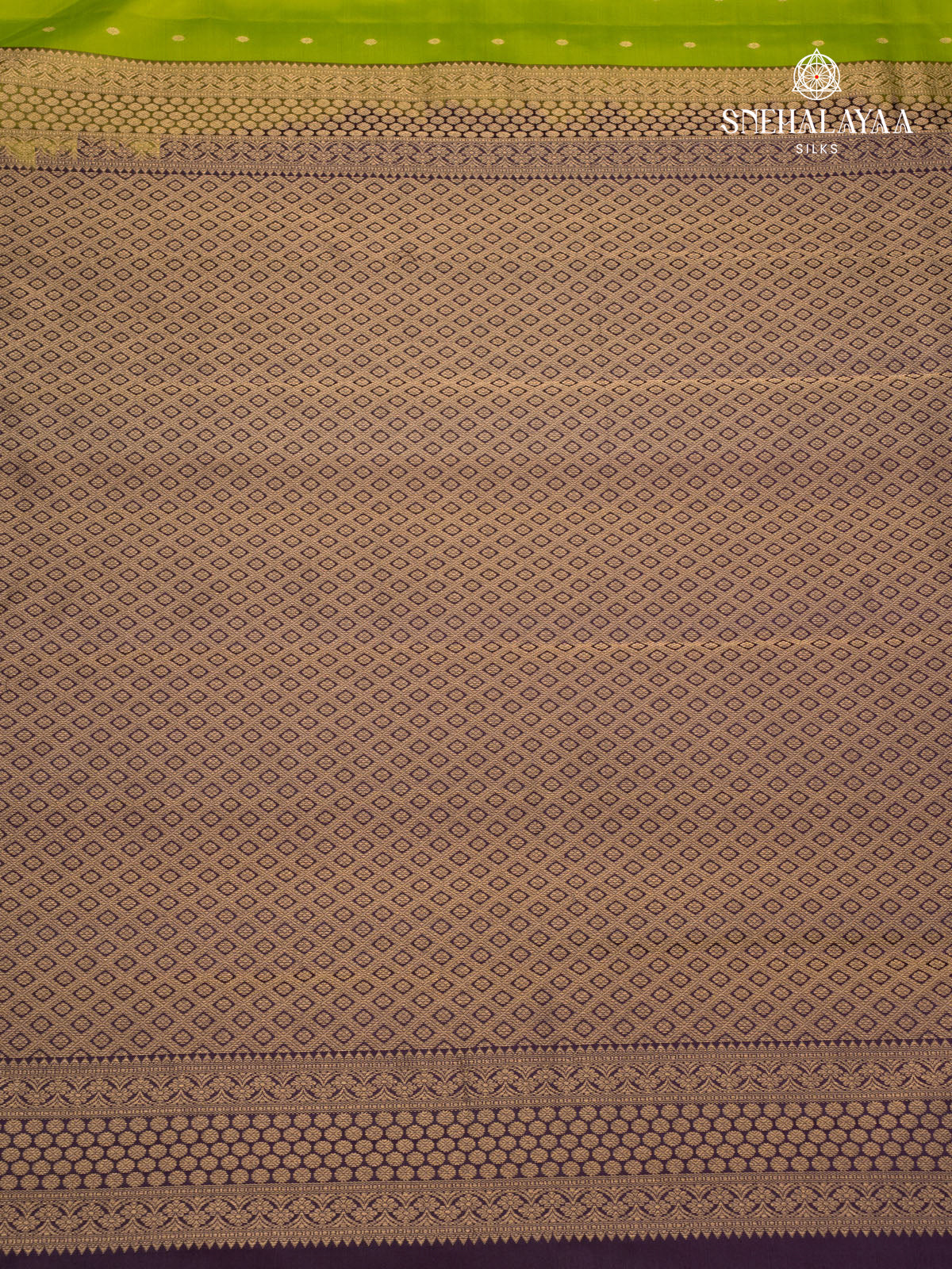 Green Korvai Kanjivaram Silk Saree