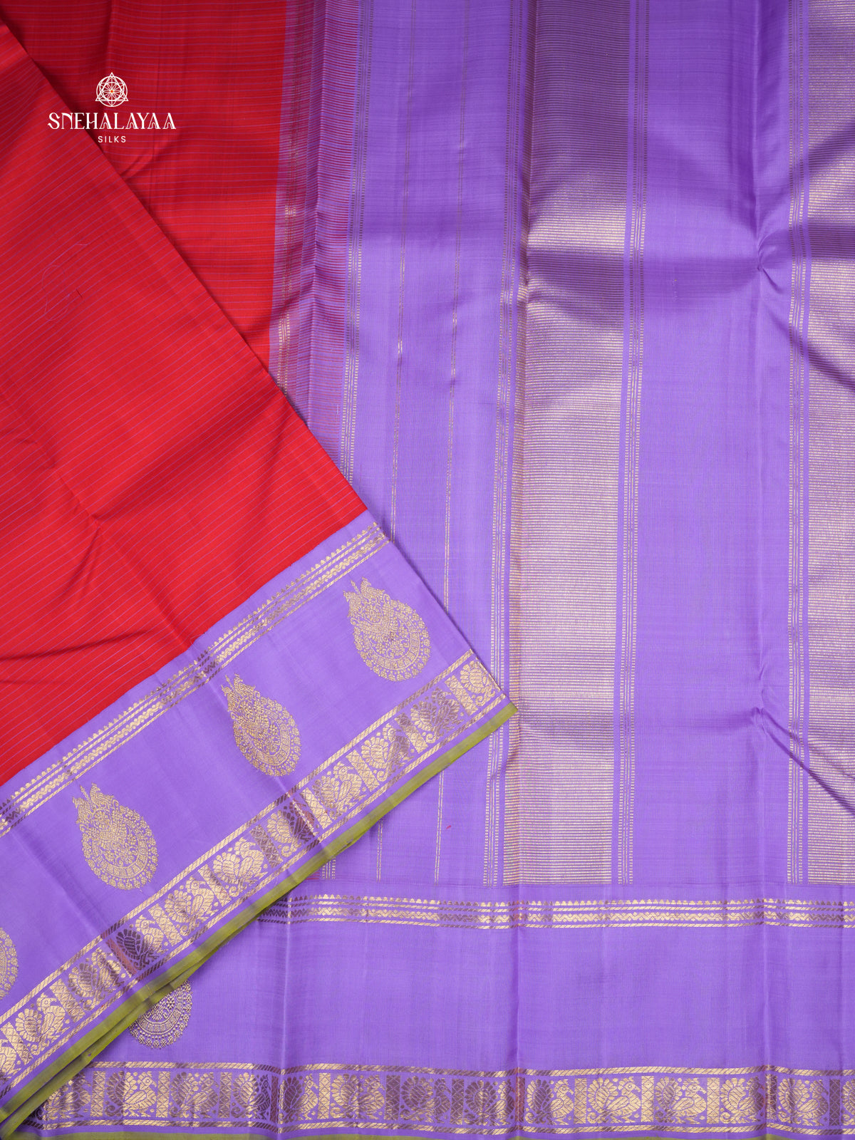 Red Kanjivaram Silk Saree
